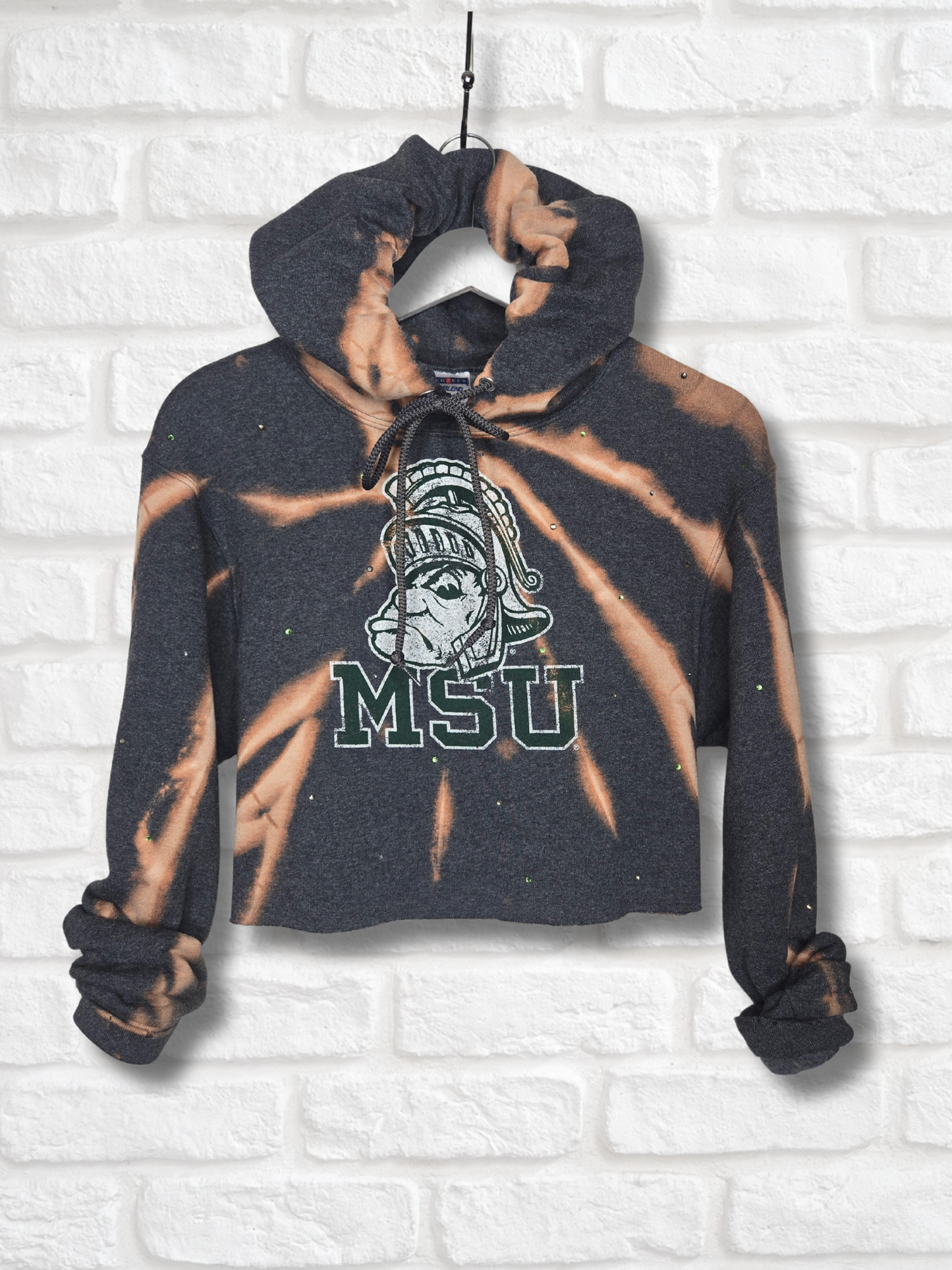 Michigan State Spartans Crop Hoodie