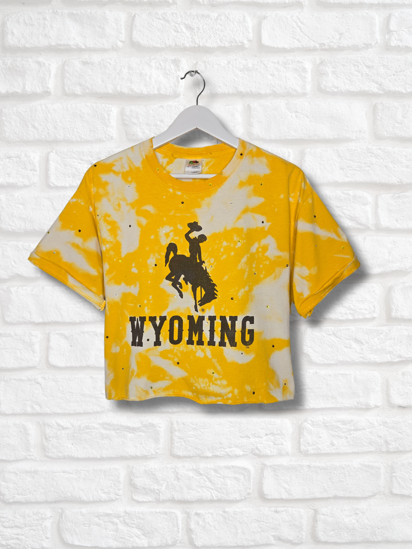 Wyoming Cowboys Crop Tee