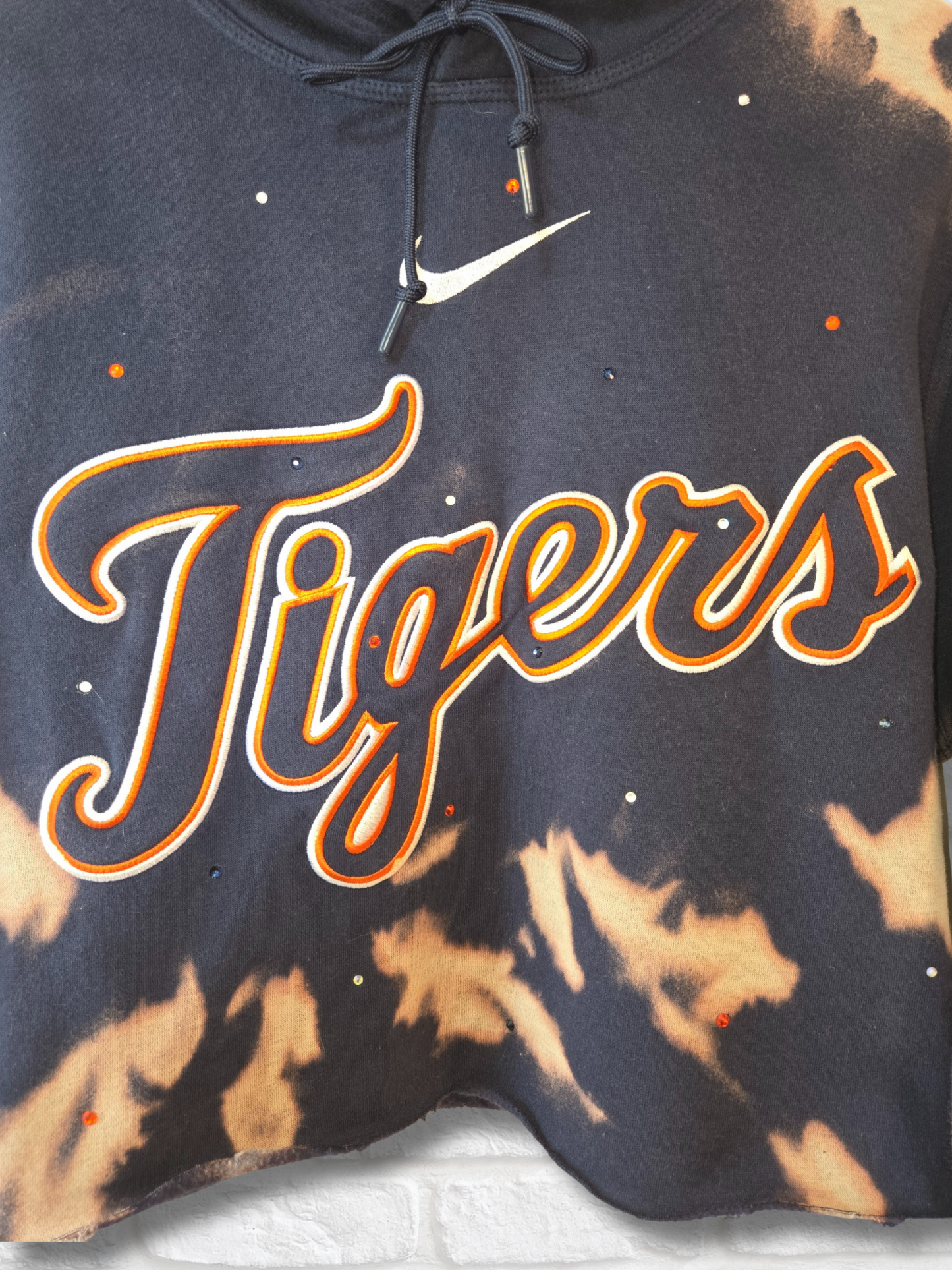 Detroit Tigers Crop Hoodie