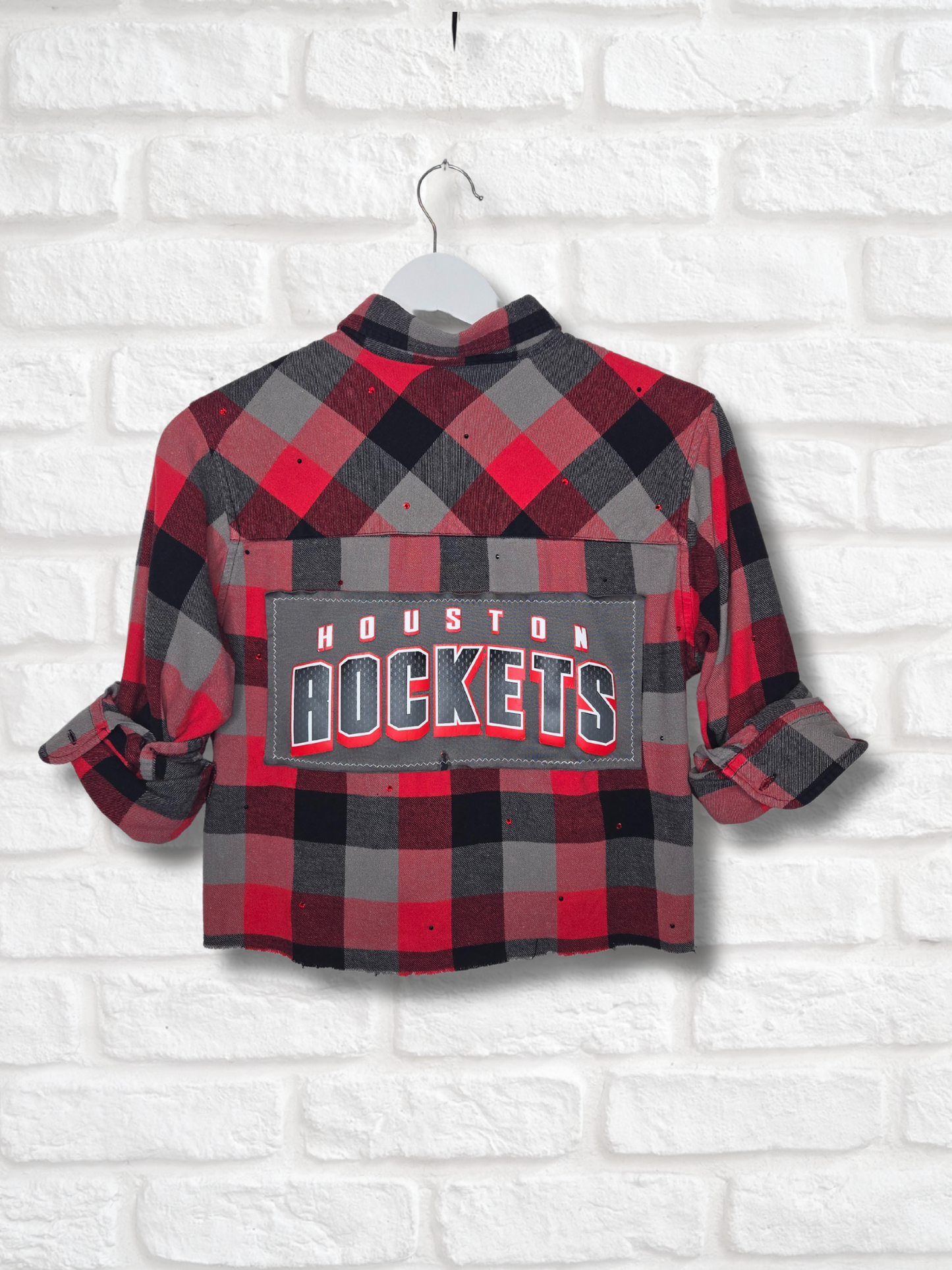 Houston Rockets Crop Flannel