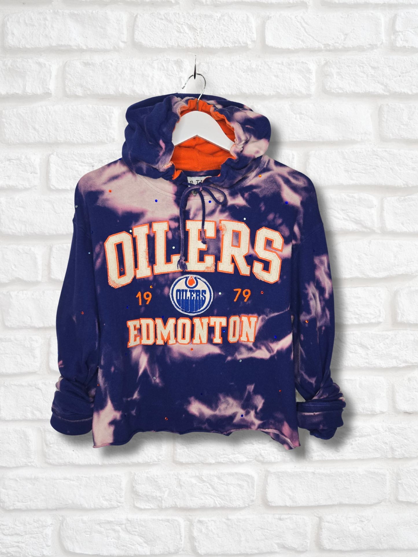 Edmonton Oilers Crop Hoodie