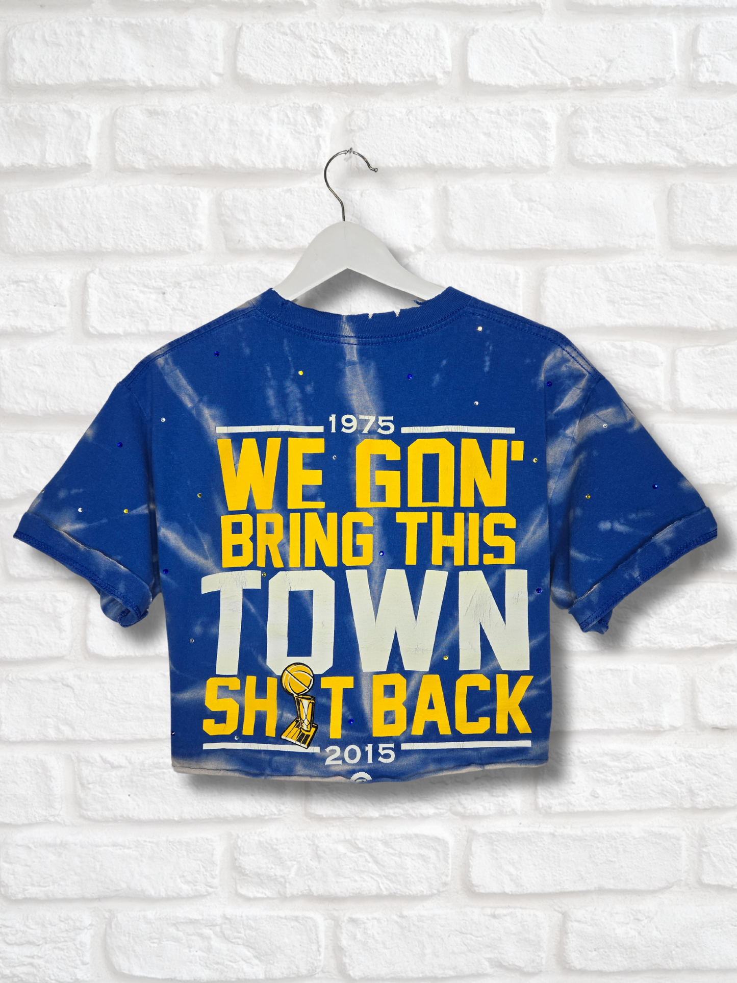 Golden State Warriors Crop Tee
