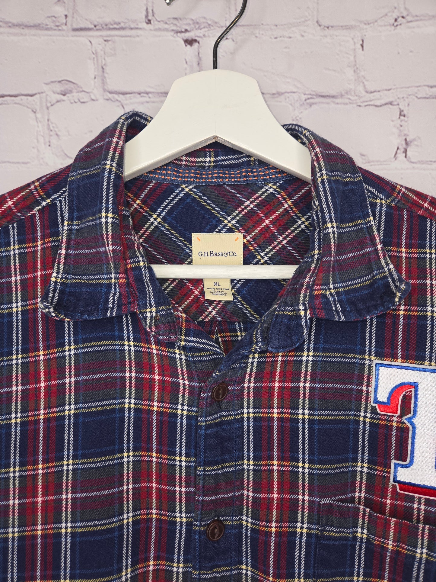 Texas Rangers Crop Flannel