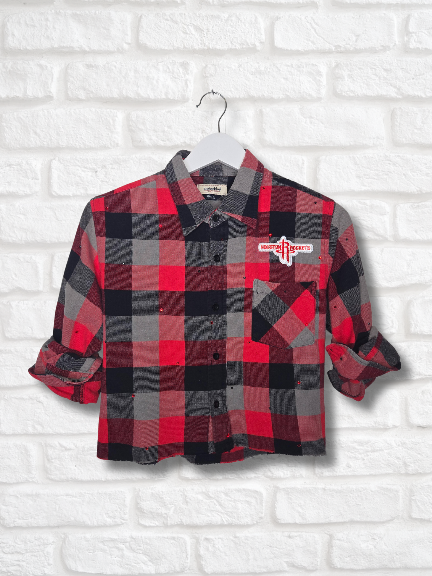 Houston Rockets Crop Flannel