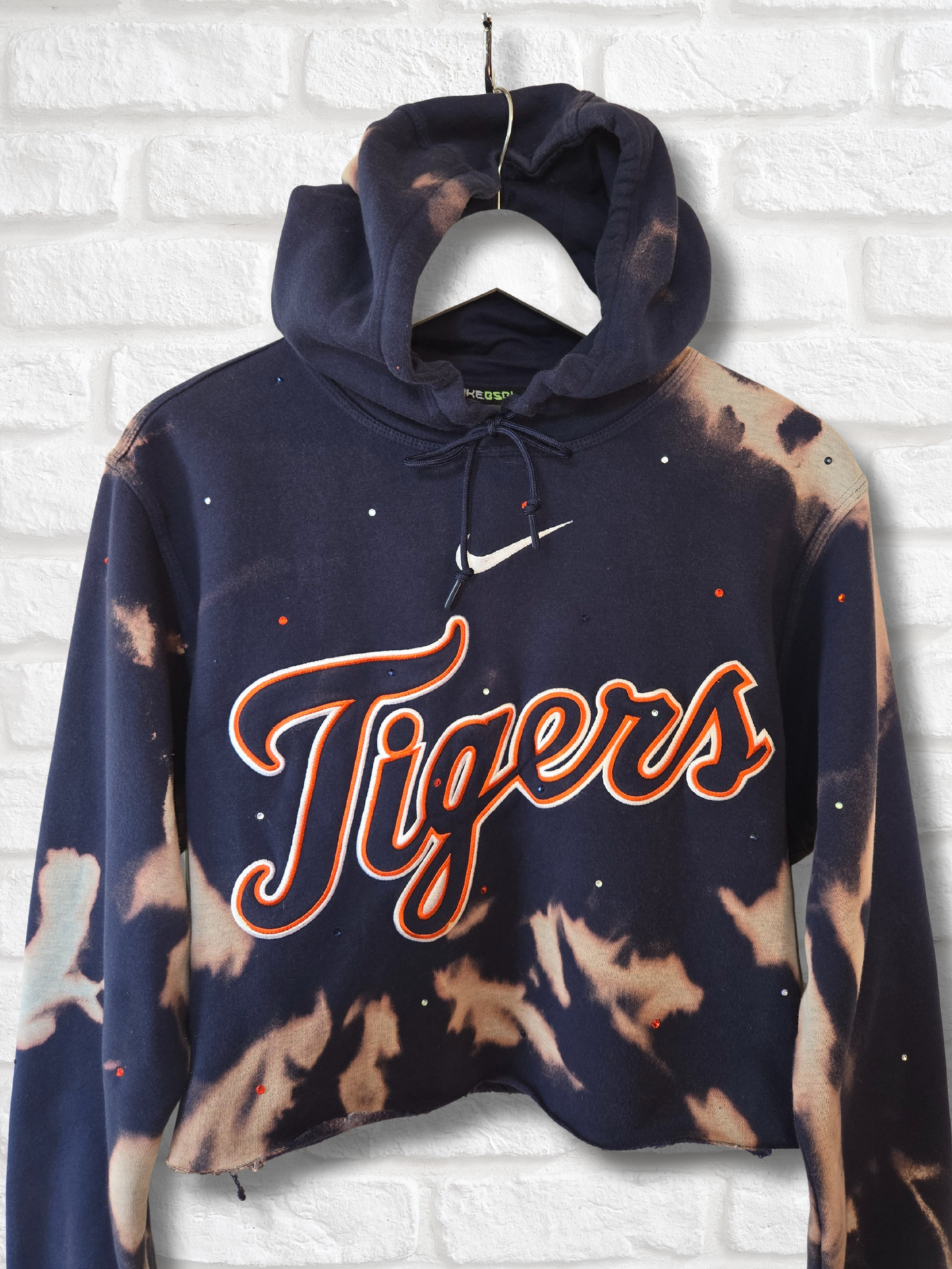 Detroit Tigers Crop Hoodie