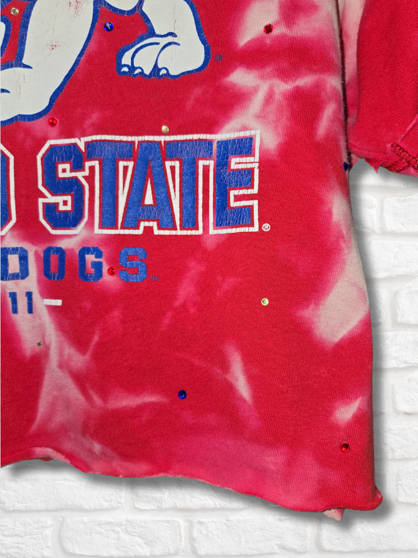 Fresno State Bulldogs Crop Tee