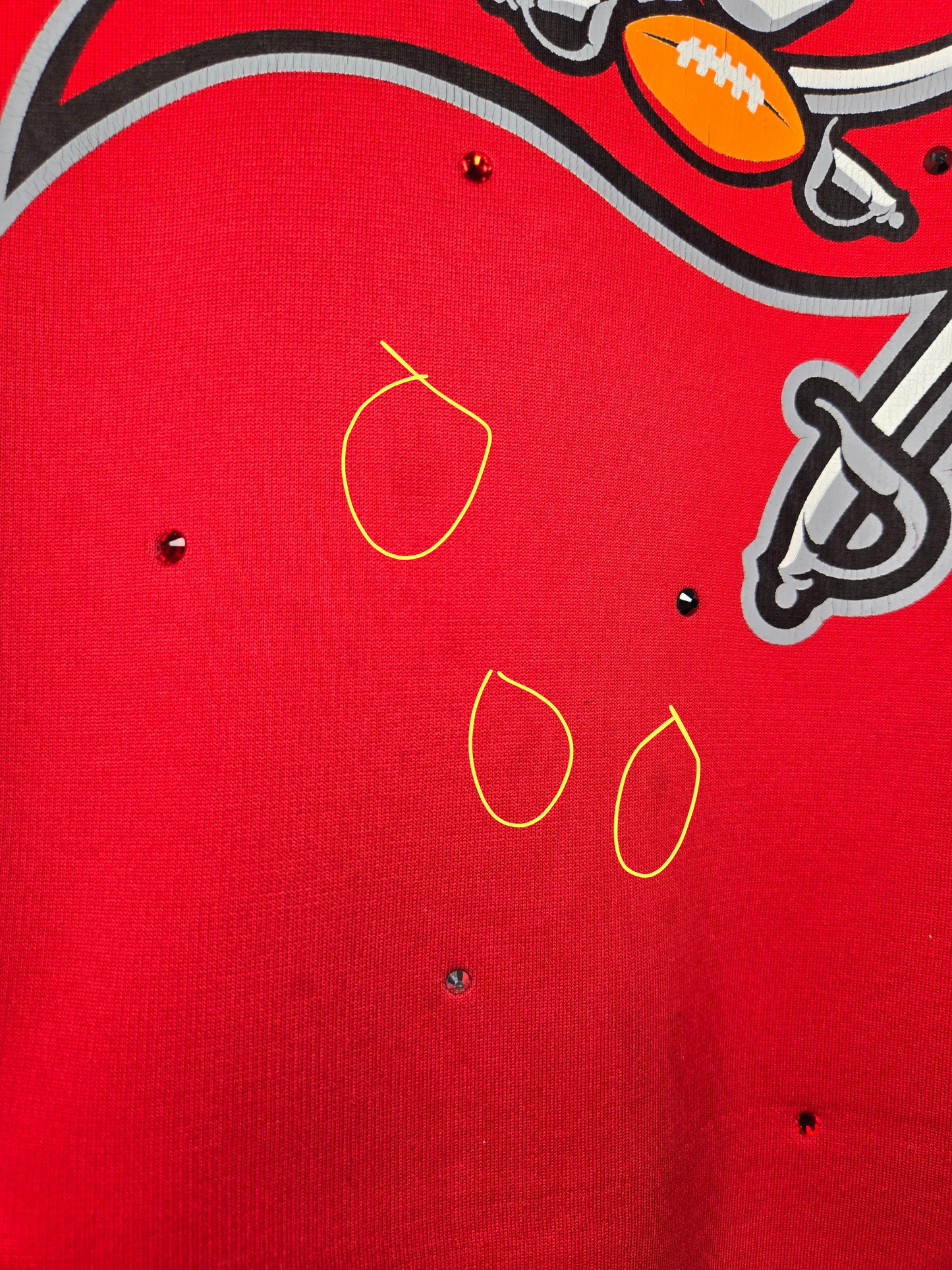 Tampa Bay Buccaneers Crop Hoodie
