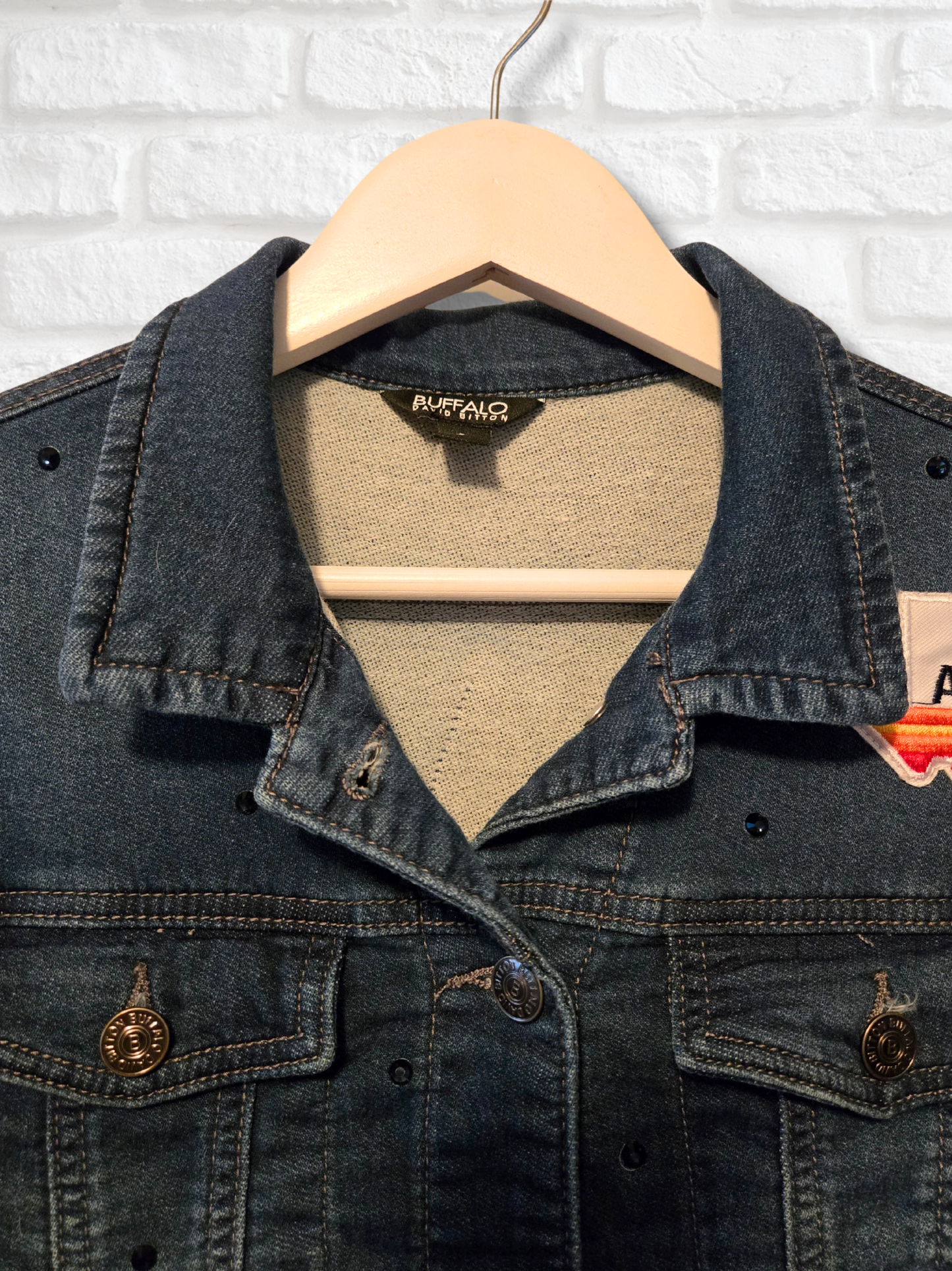 Houston Astros Rhinestone Crop Jacket