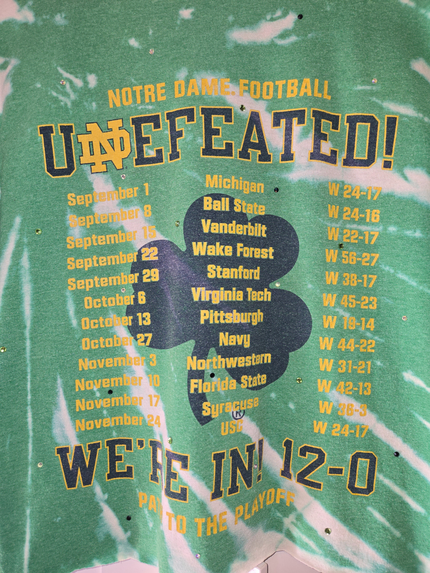 Notre Dame Fighting Irish Crop Tee