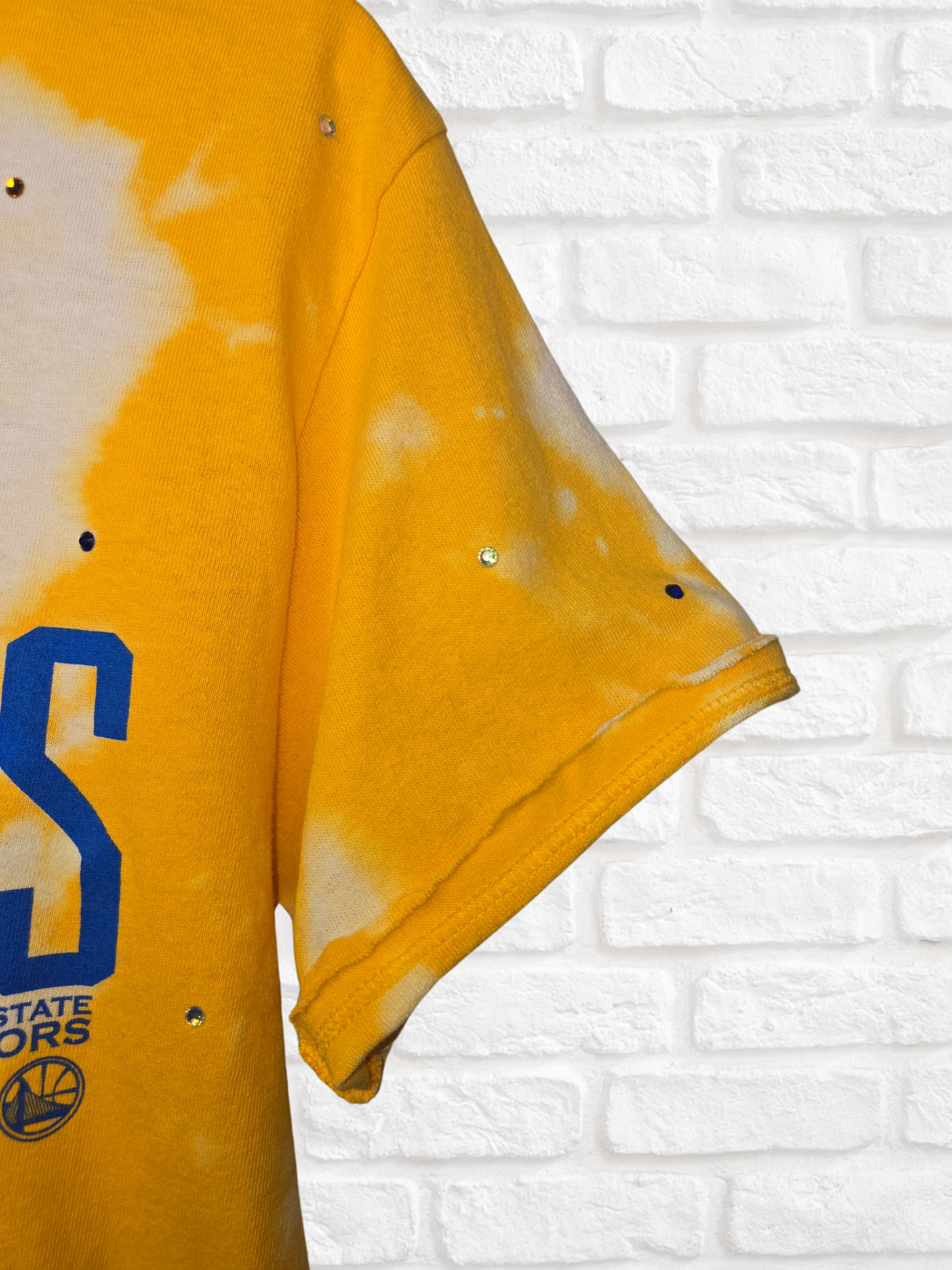 Golden State Warriors Crop Tee