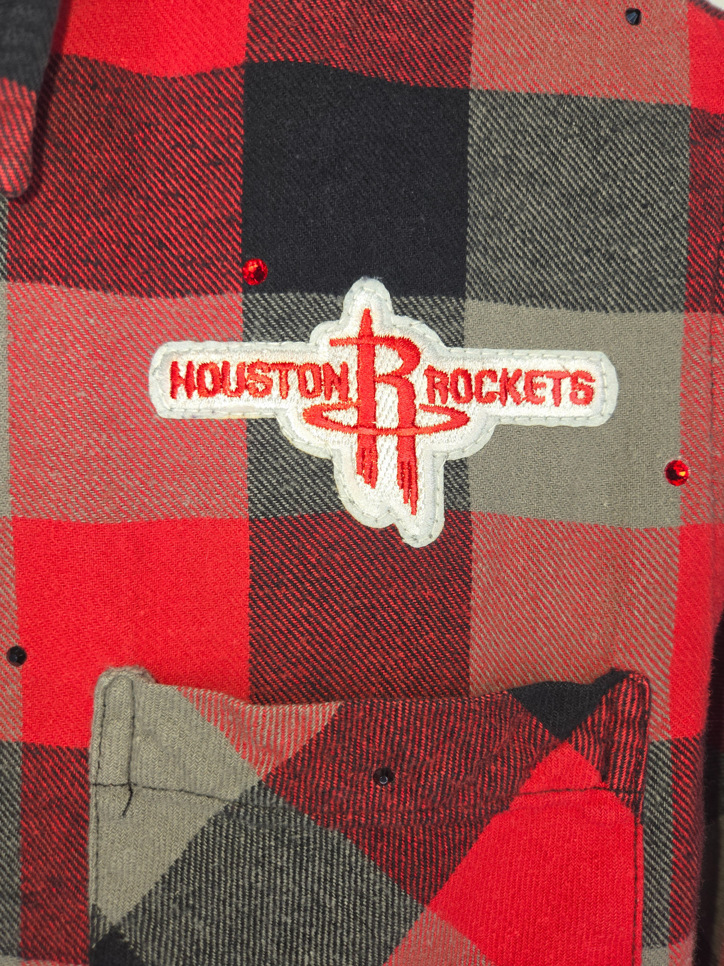 Houston Rockets Crop Flannel