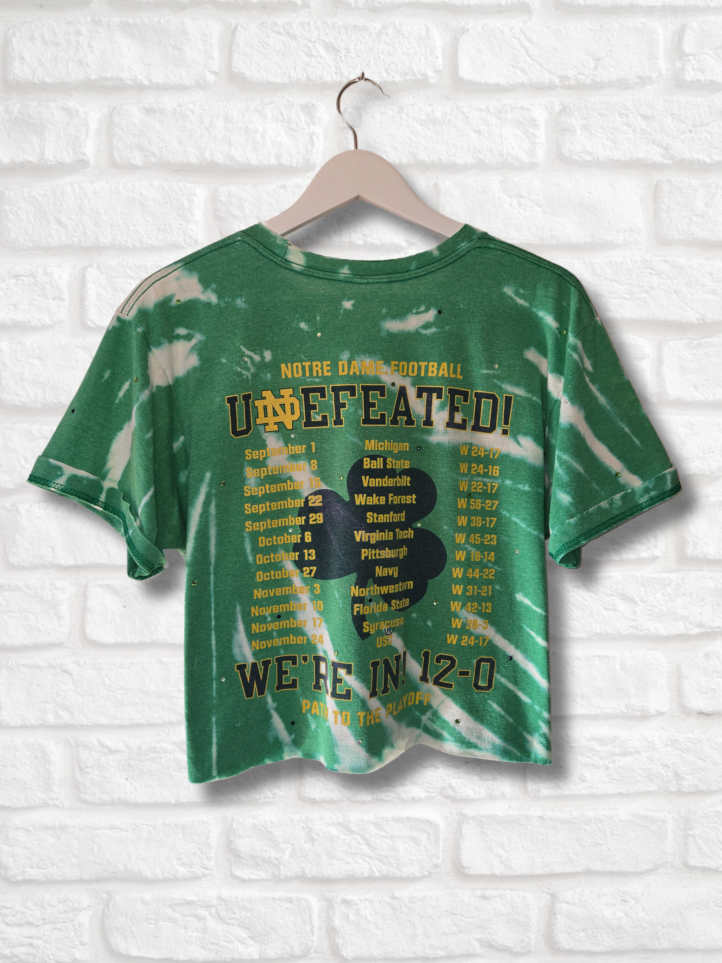 Notre Dame Fighting Irish Crop Tee