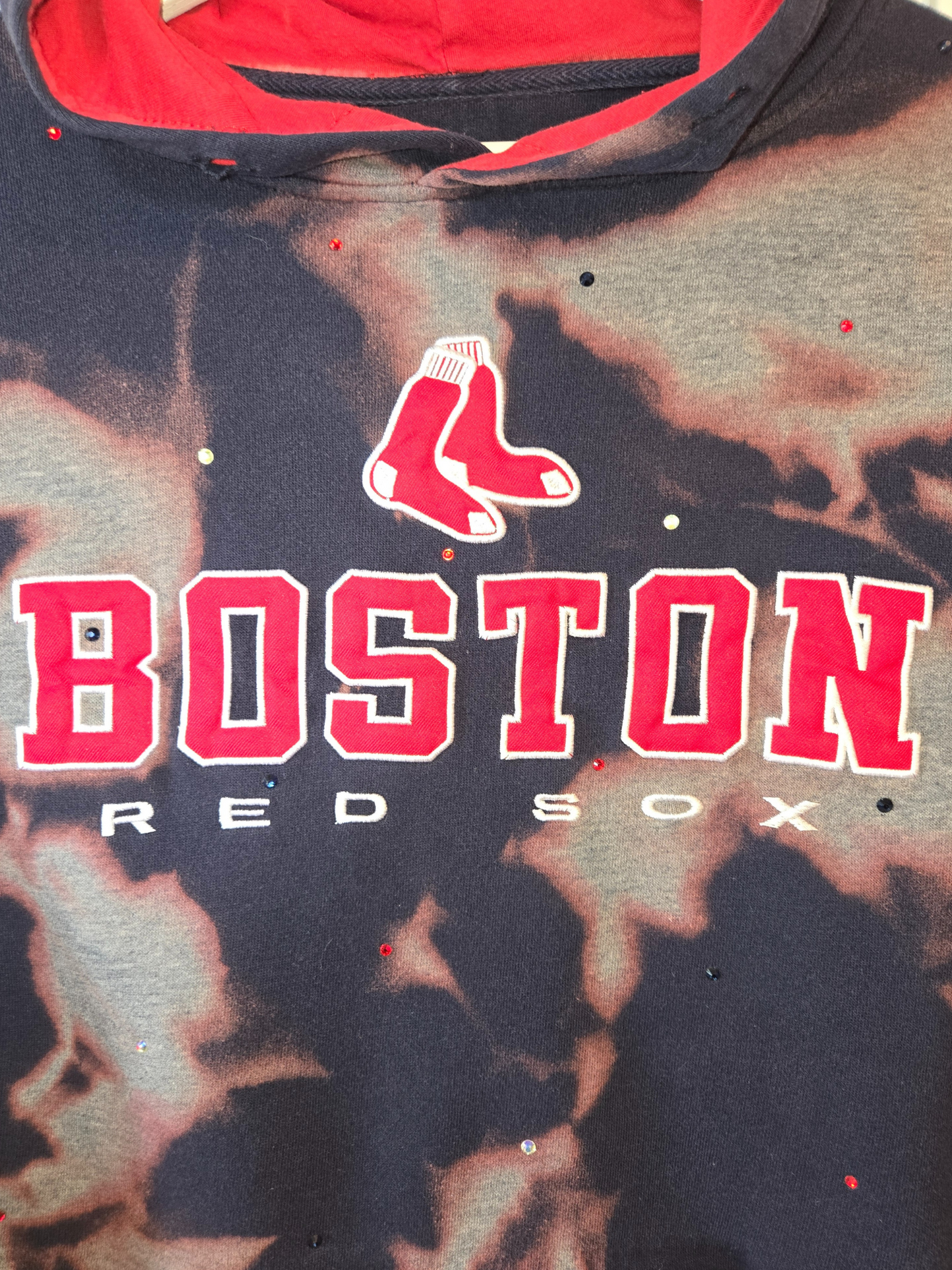 Boston Red Sox Crop Hoodie