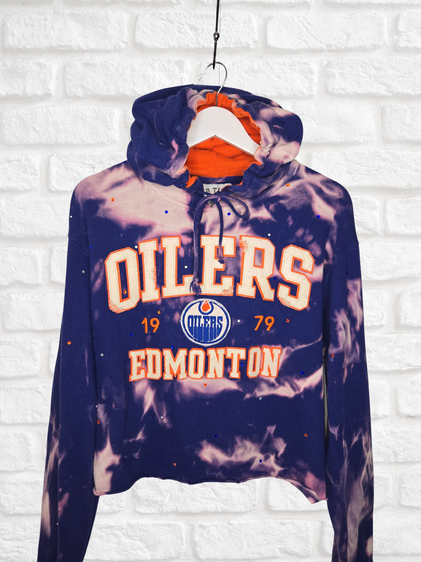 Edmonton Oilers Crop Hoodie
