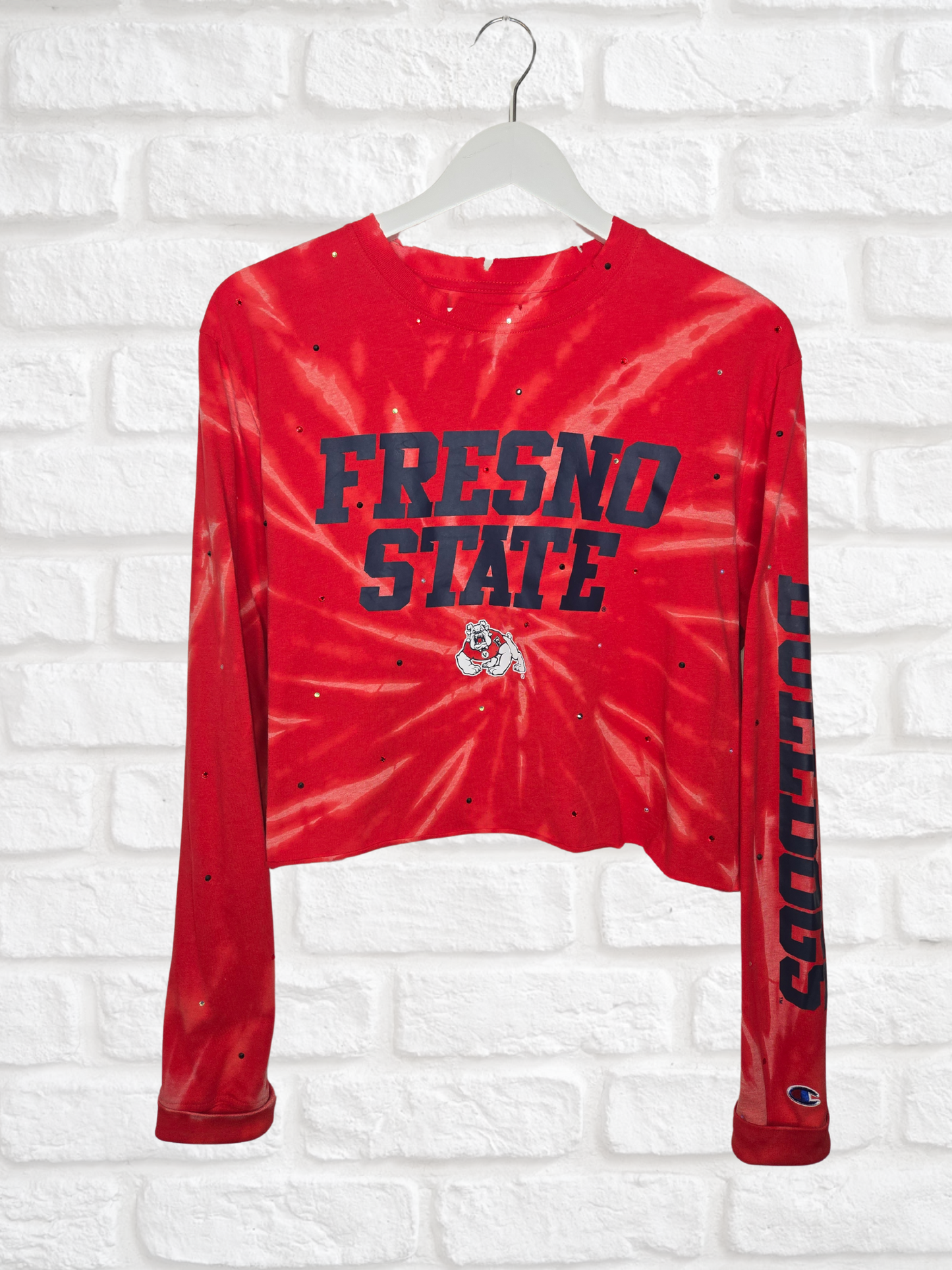 Fresno State Bulldogs Crop Tee