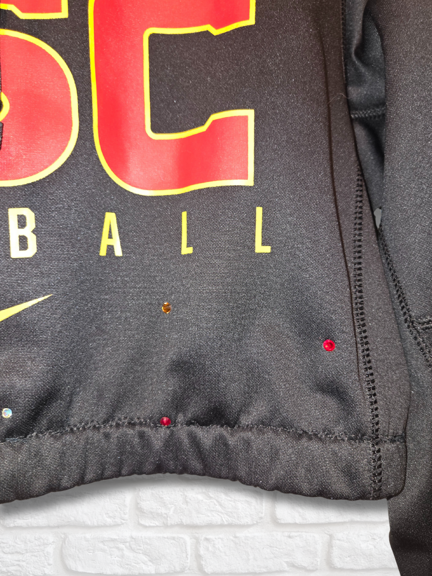 USC Trojans Crop Hoodie