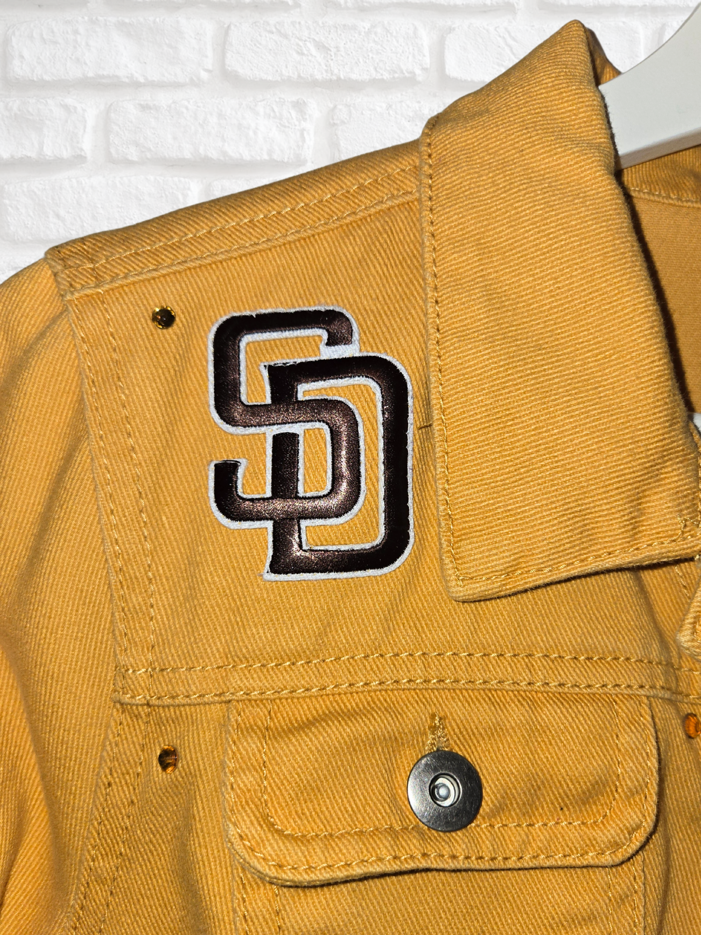 San Diego Padres Rhinestone Crop Jacket