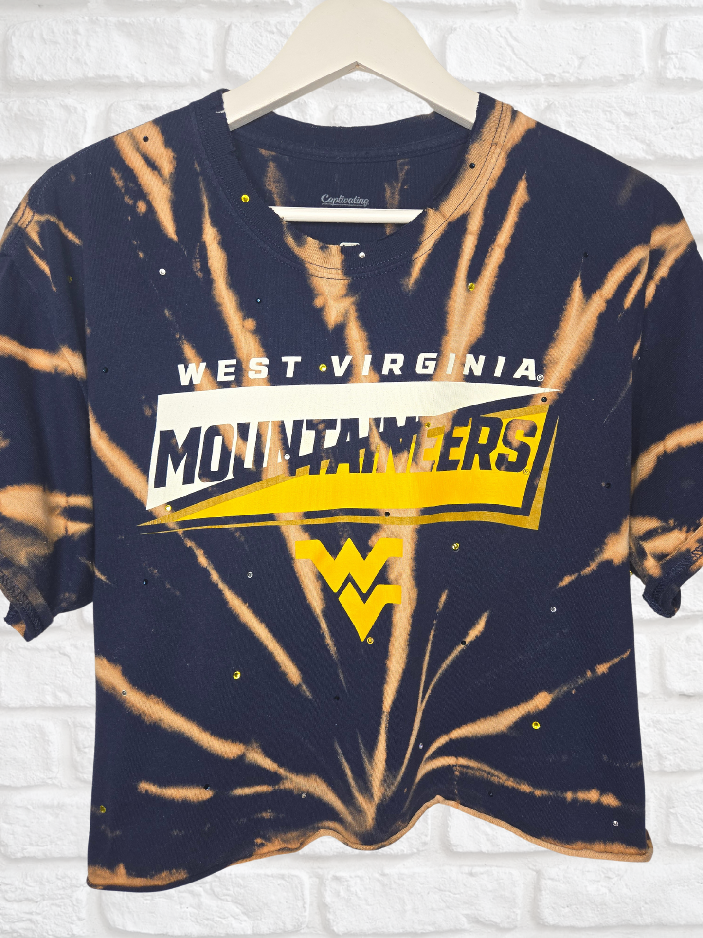 West Virginia Mountaineers Crop Tee