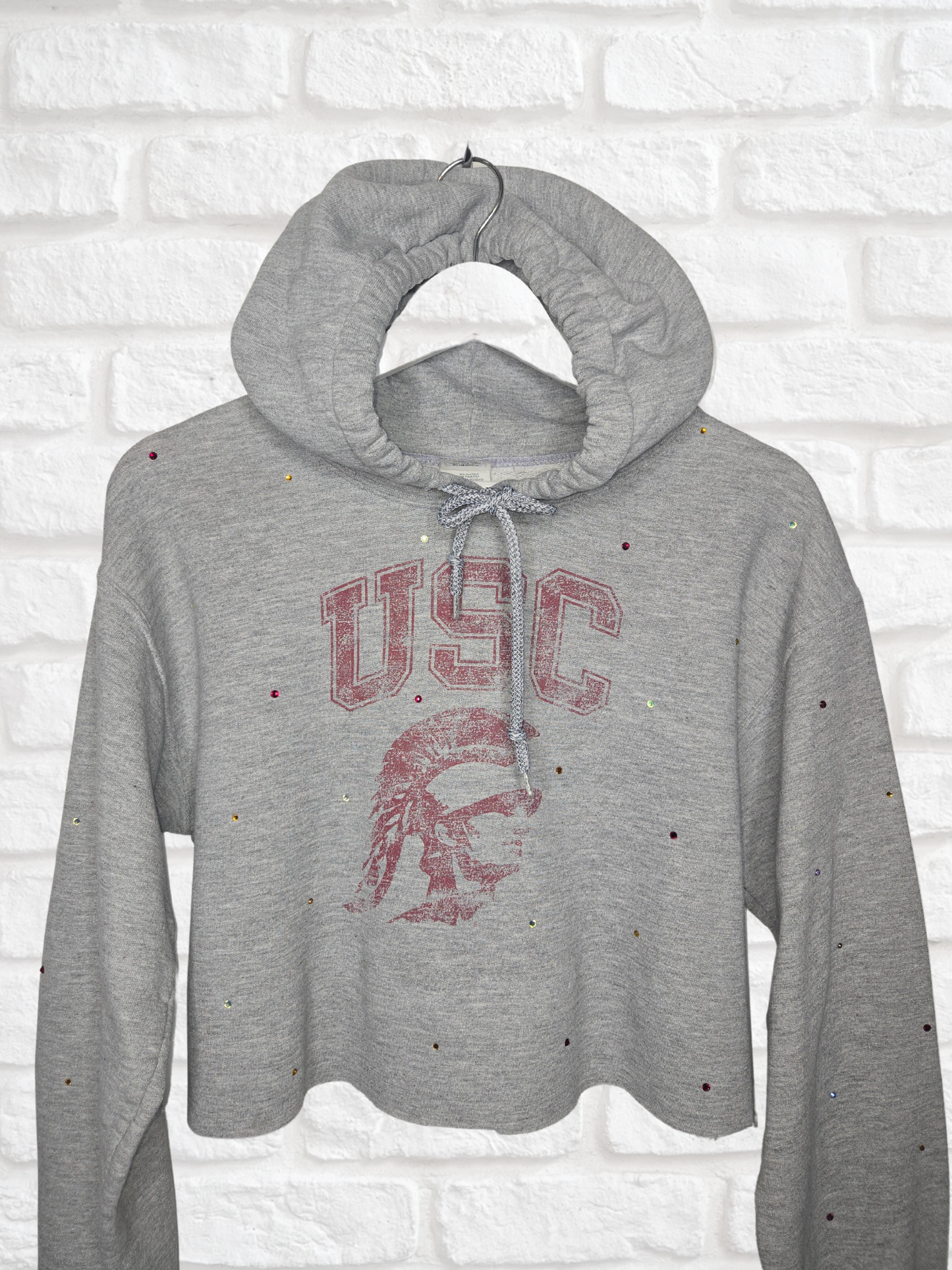 USC Trojans Crop Hoodie