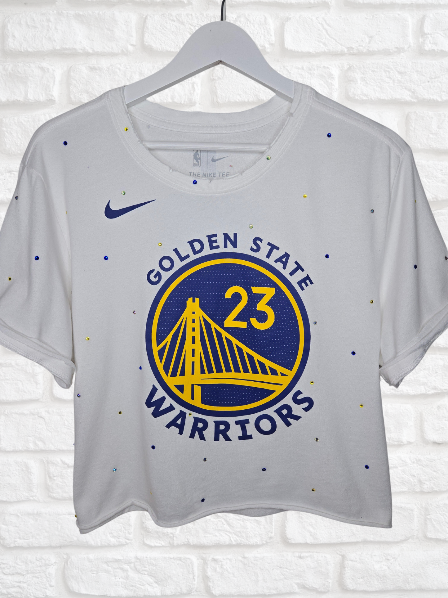 Golden State Warriors Crop Tee