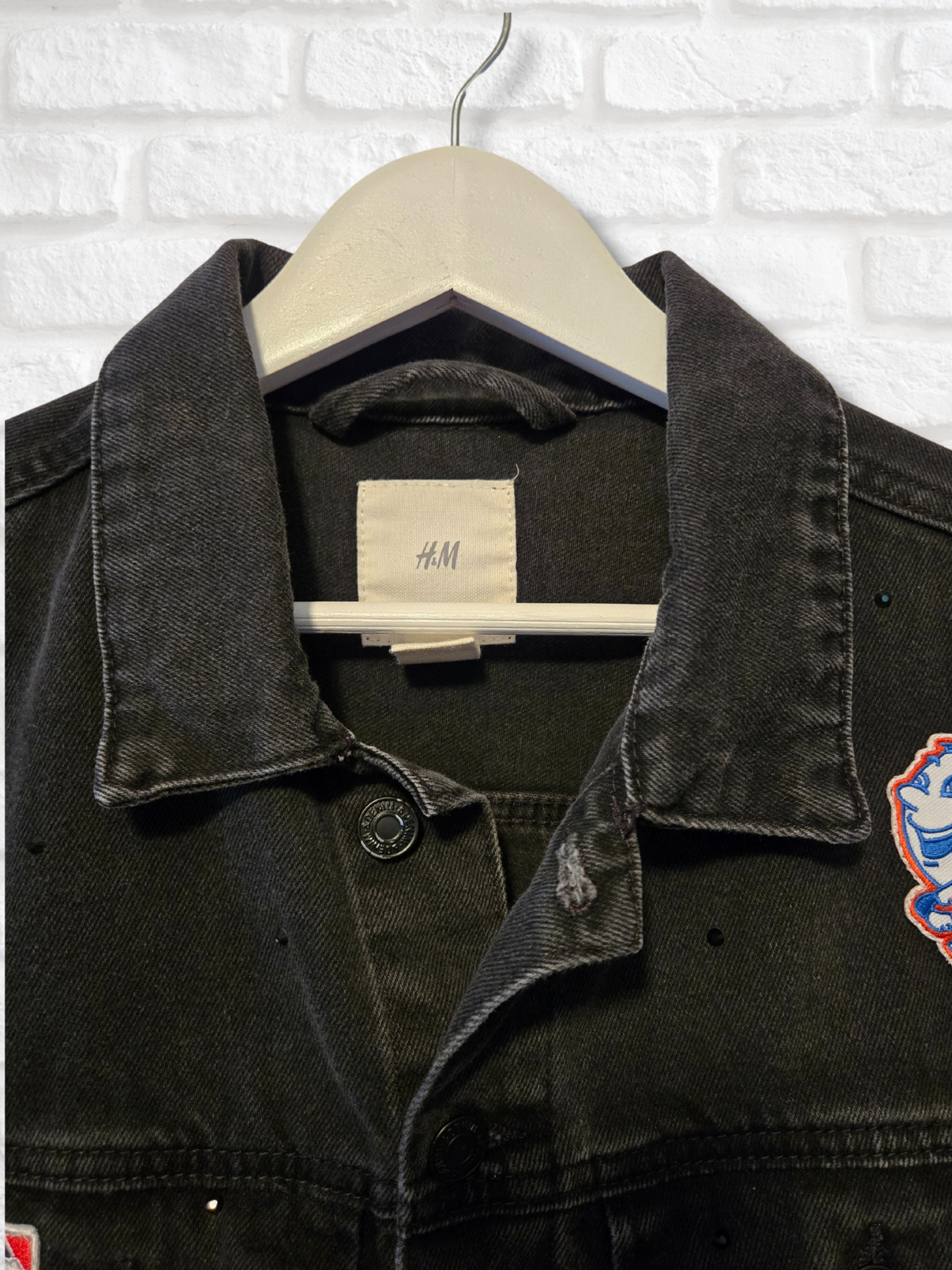 New York Mets Rhinestone Crop Jacket