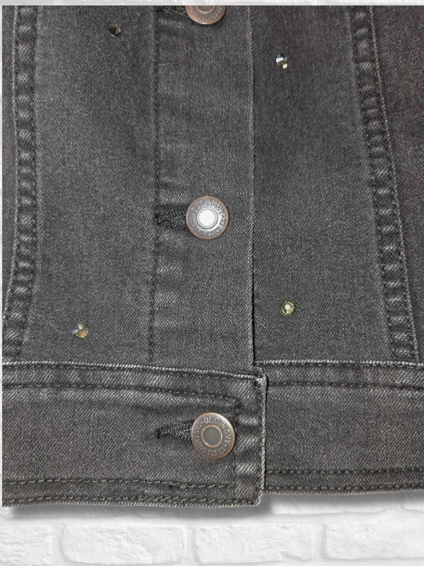 Los Angeles Dodgers Crop Denim Jacket