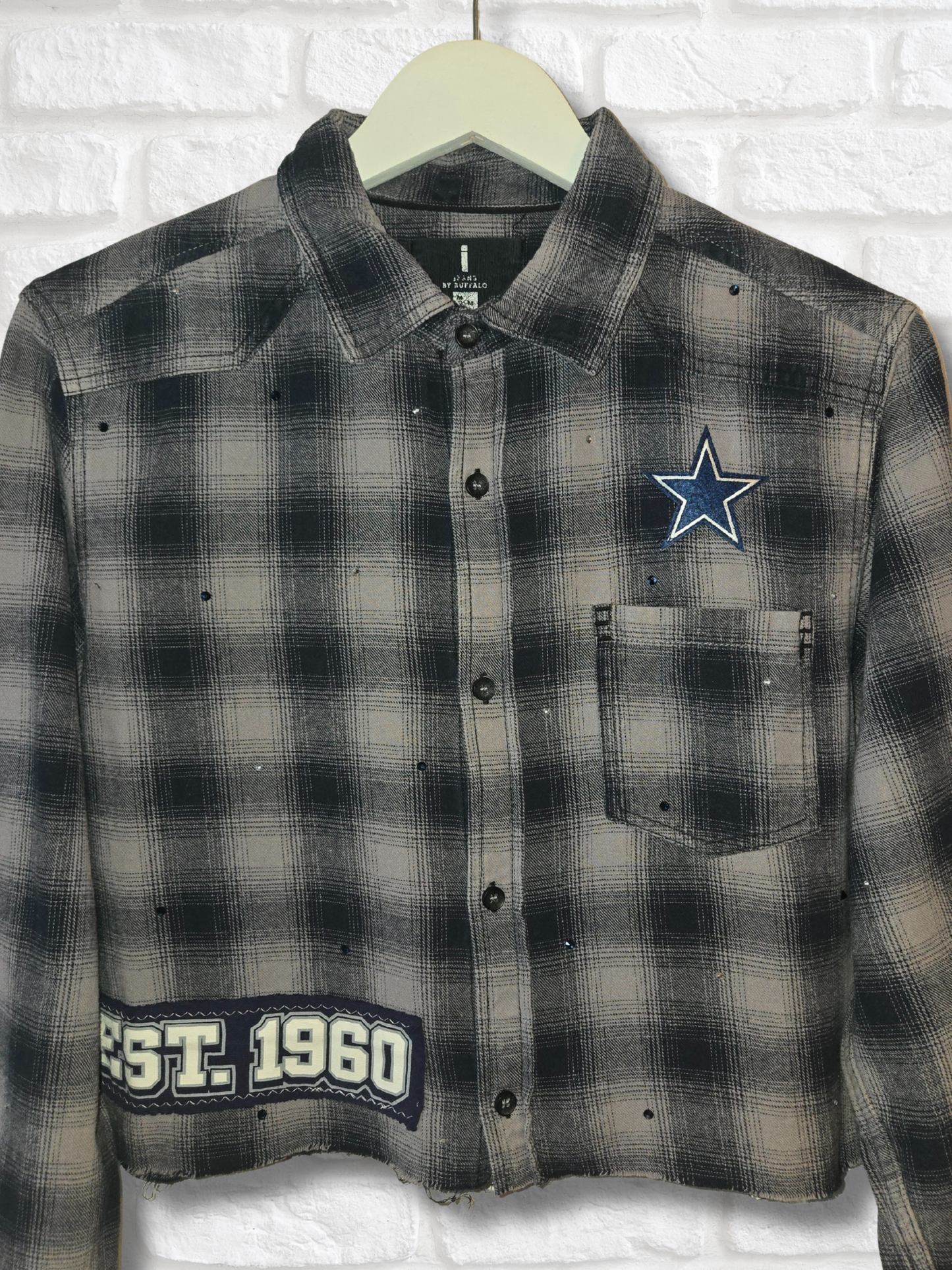 Dallas Cowboys Crop Flannel