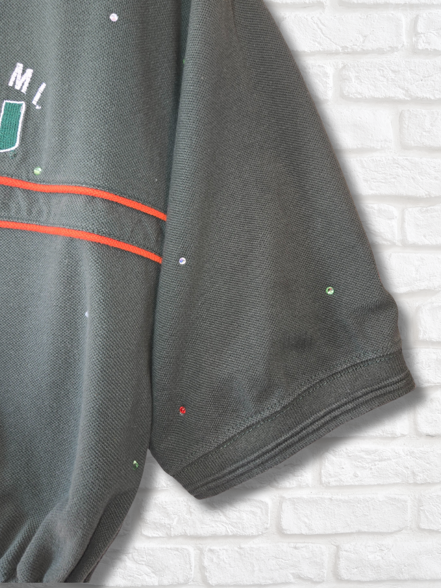 Miami Hurricanes Crop Polo