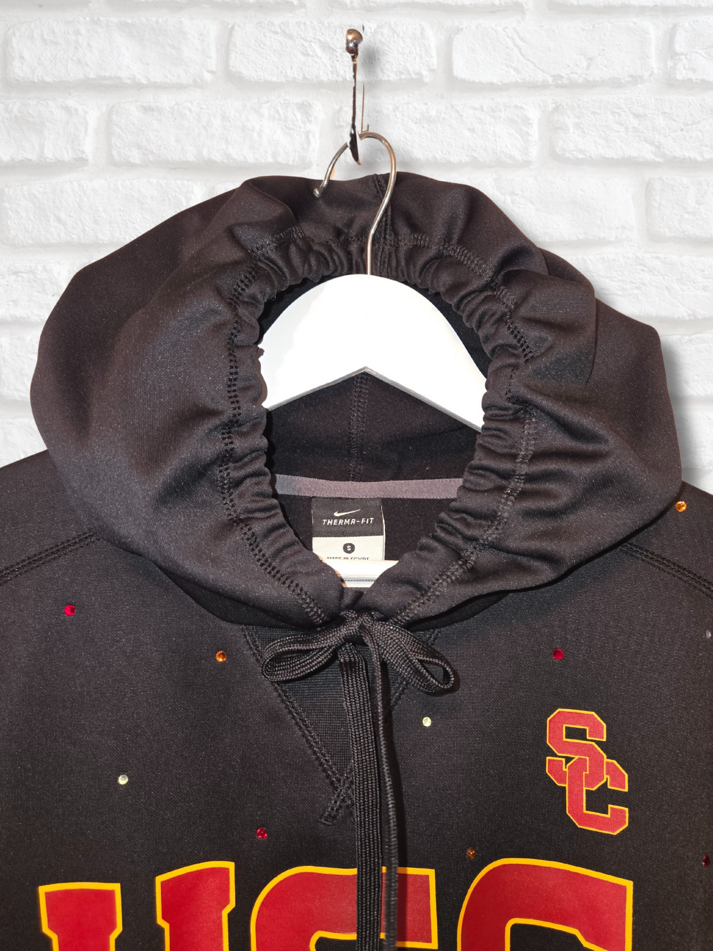 USC Trojans Crop Hoodie