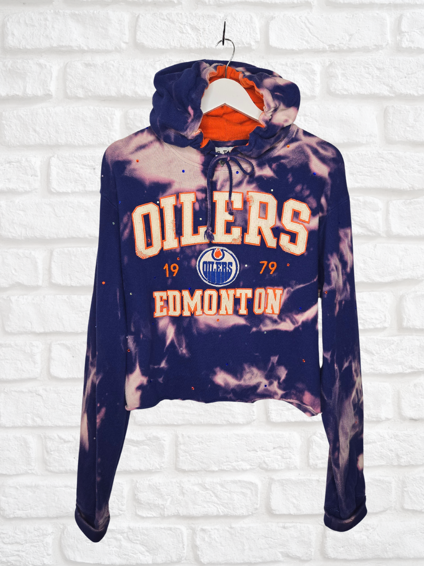Edmonton Oilers Crop Hoodie