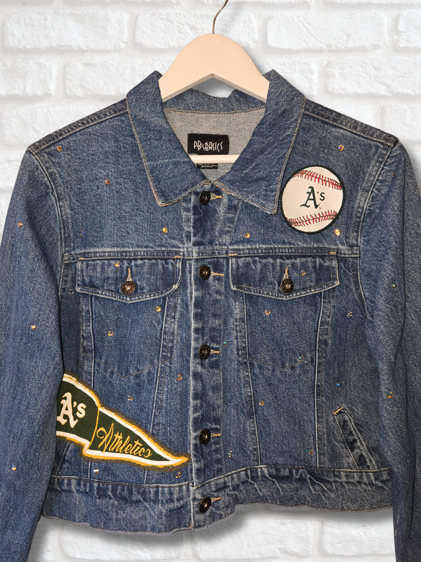 Athletics Crop Denim Jacket