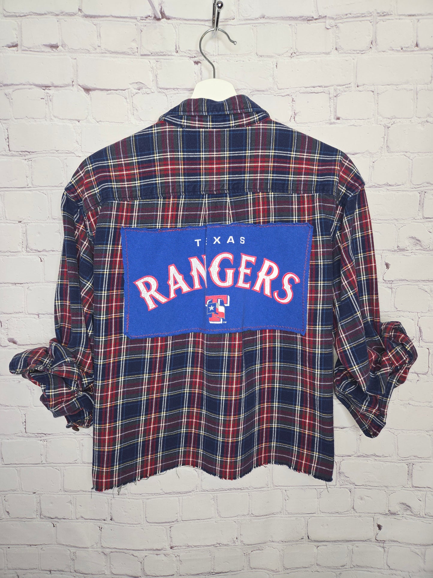 Texas Rangers Crop Flannel