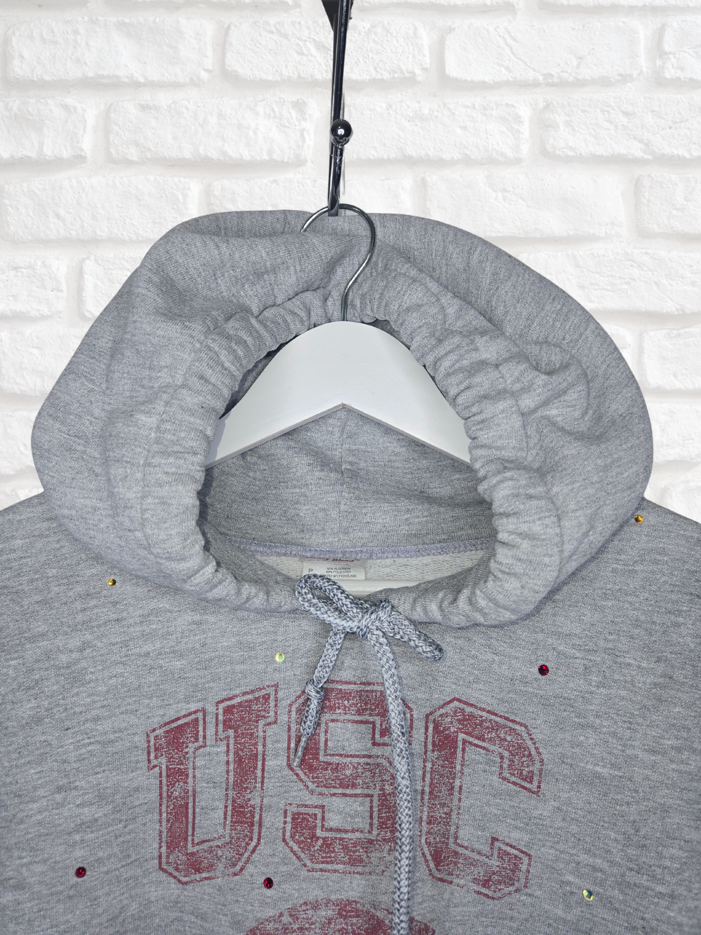USC Trojans Crop Hoodie