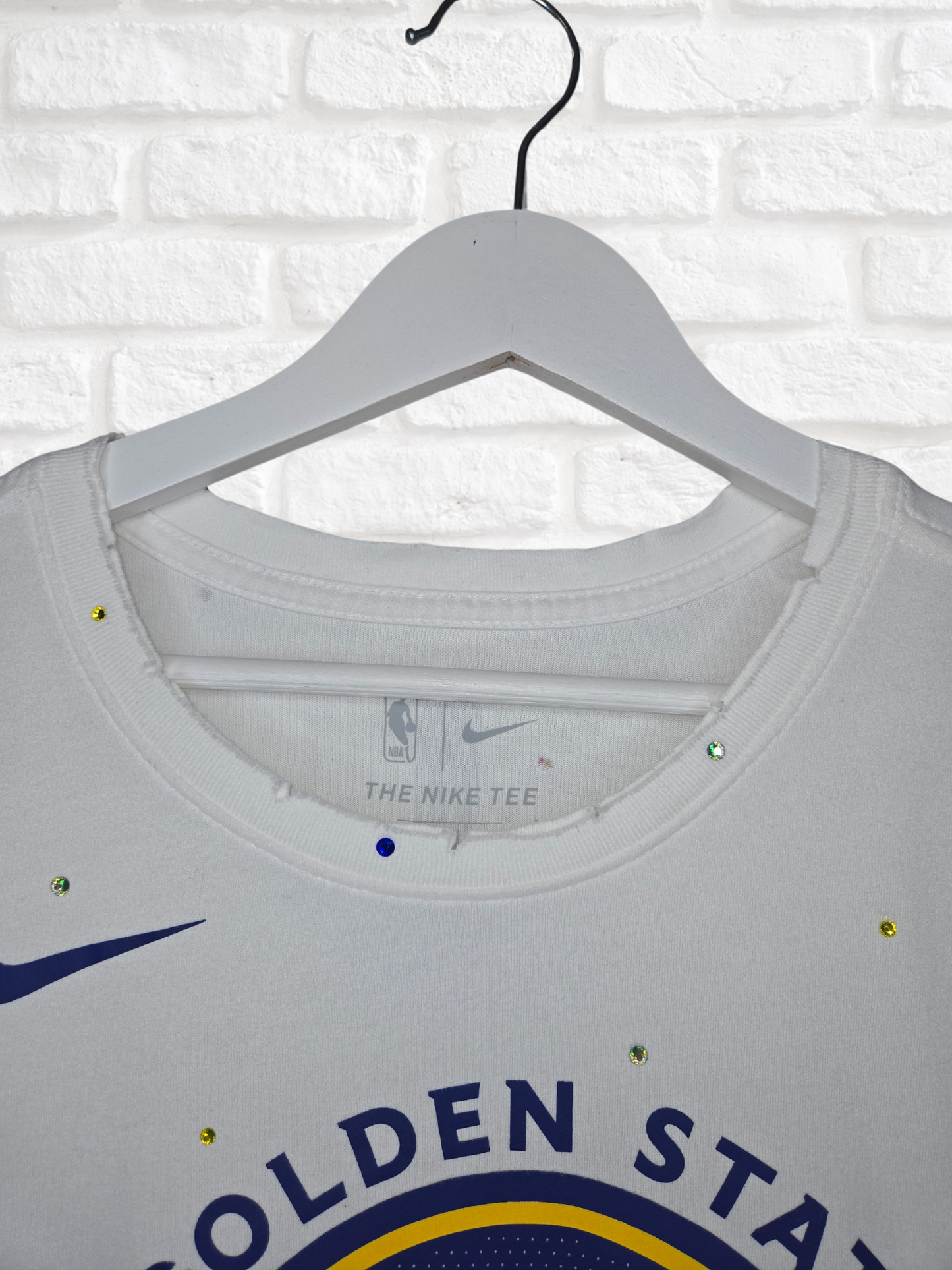 Golden State Warriors Crop Tee