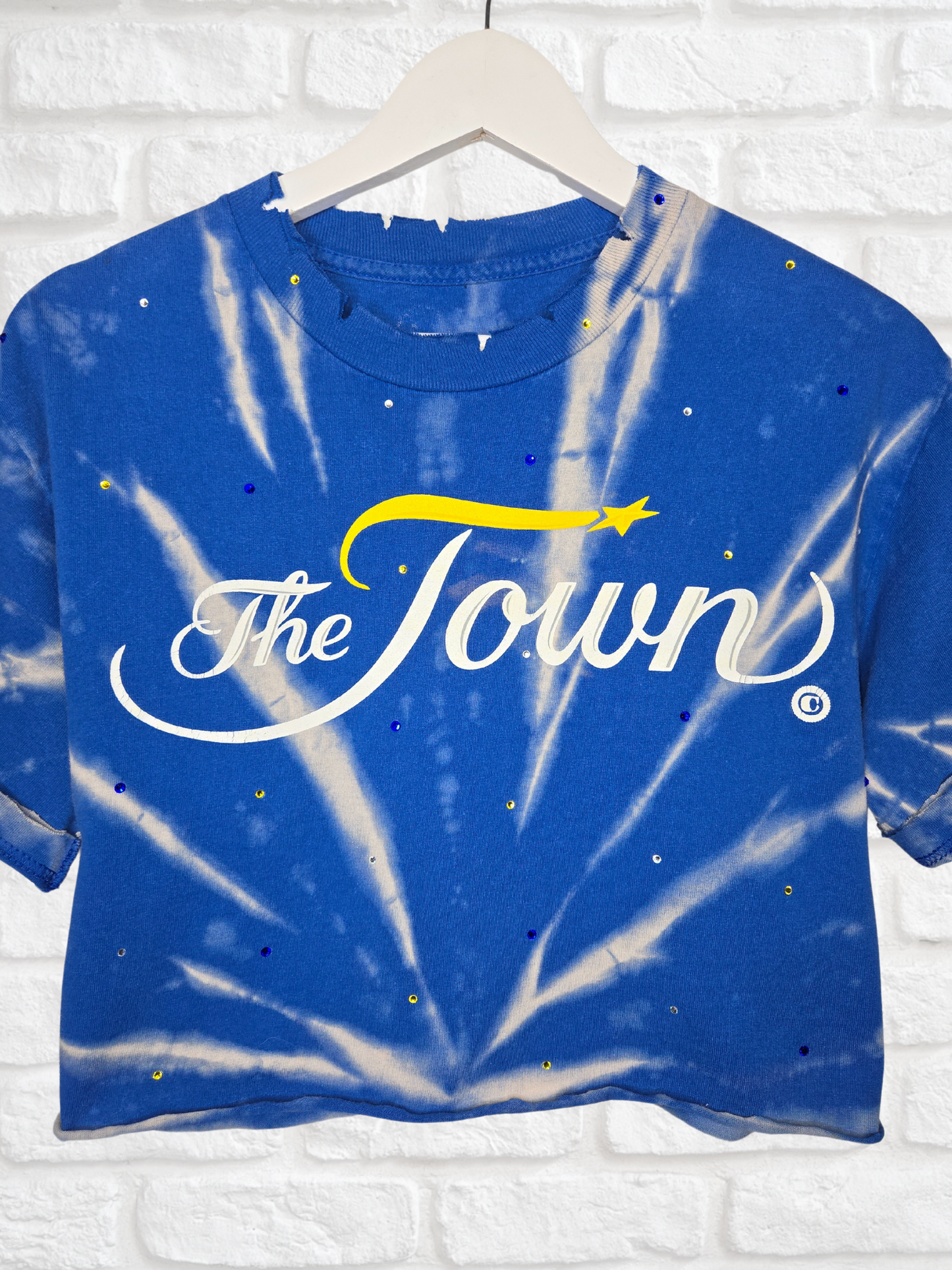 Golden State Warriors Crop Tee