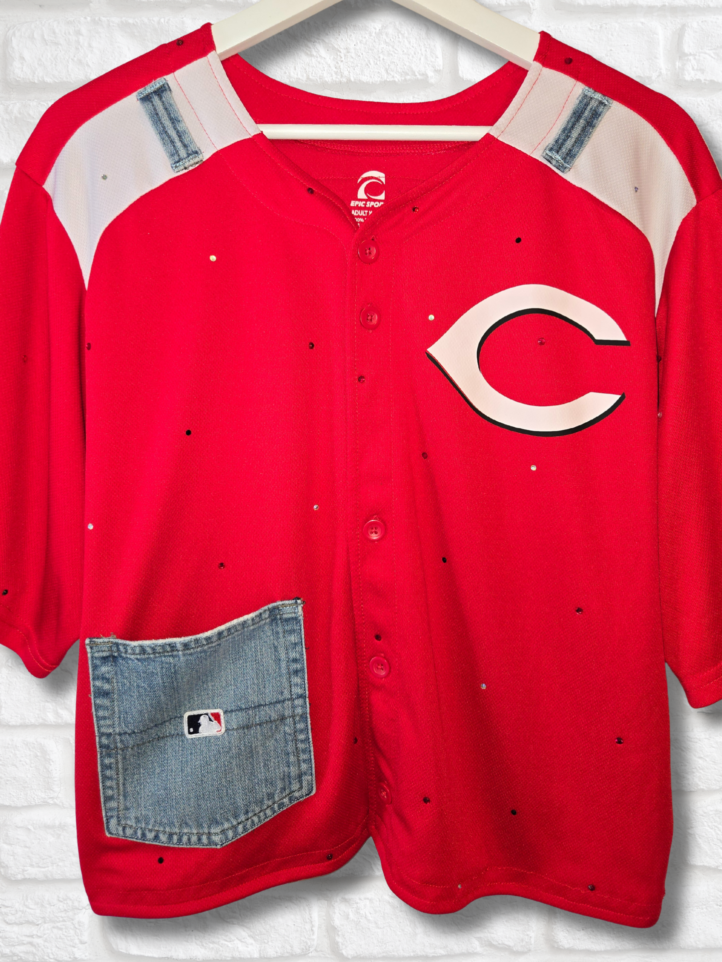 Cincinnati Reds Crop Jersey