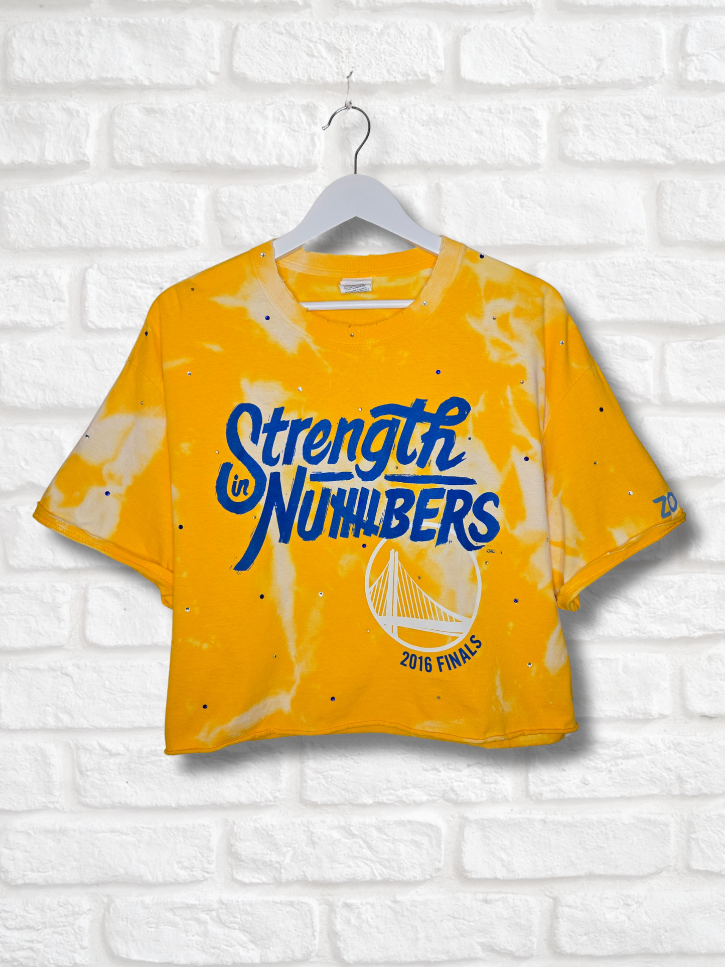 Golden State Warriors Crop Tee