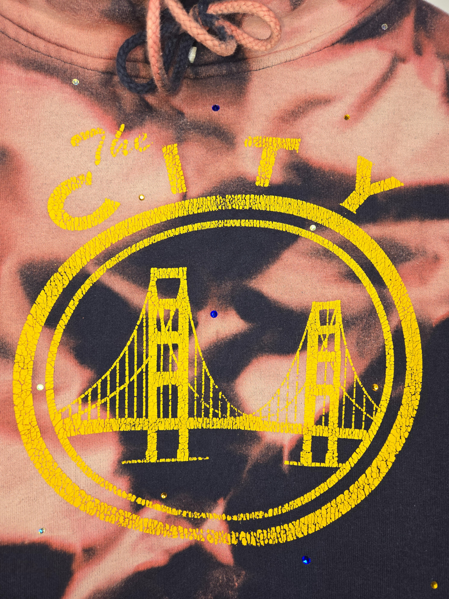 Golden State Warriors Crop Hoodie
