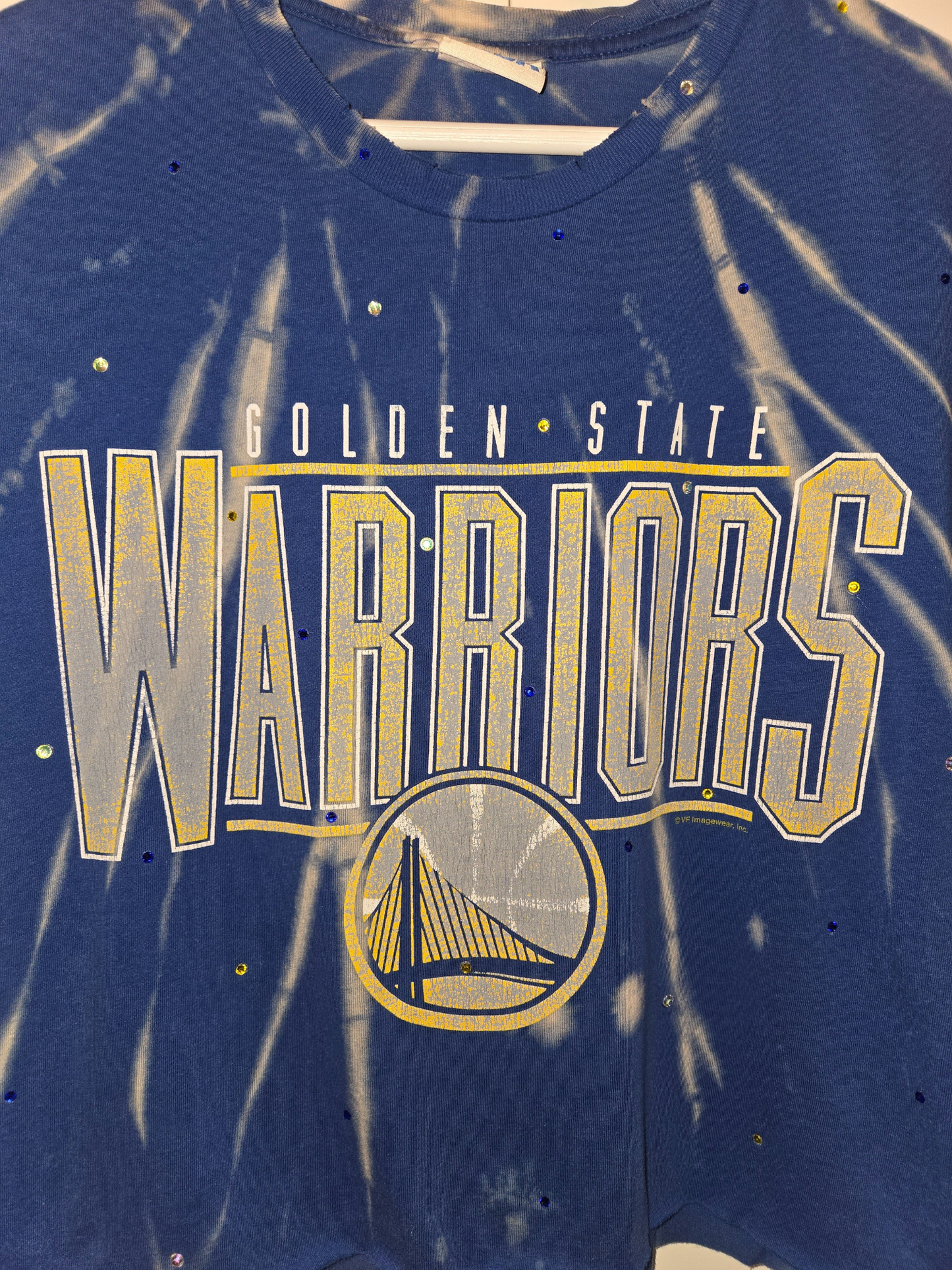 Golden State Warriors Crop Tee
