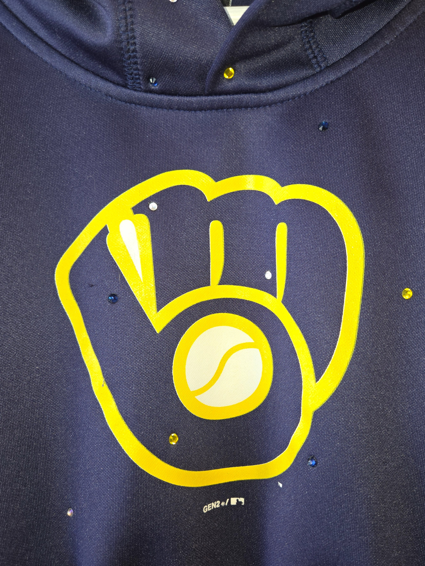 Milwaukee Brewers Crop Hoodie