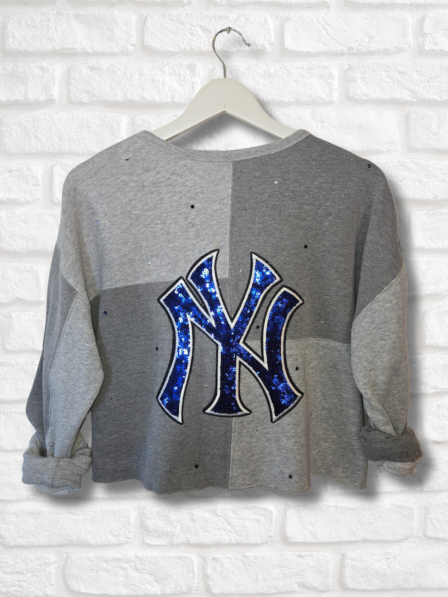 New York Yankees Crop Sweatshirt