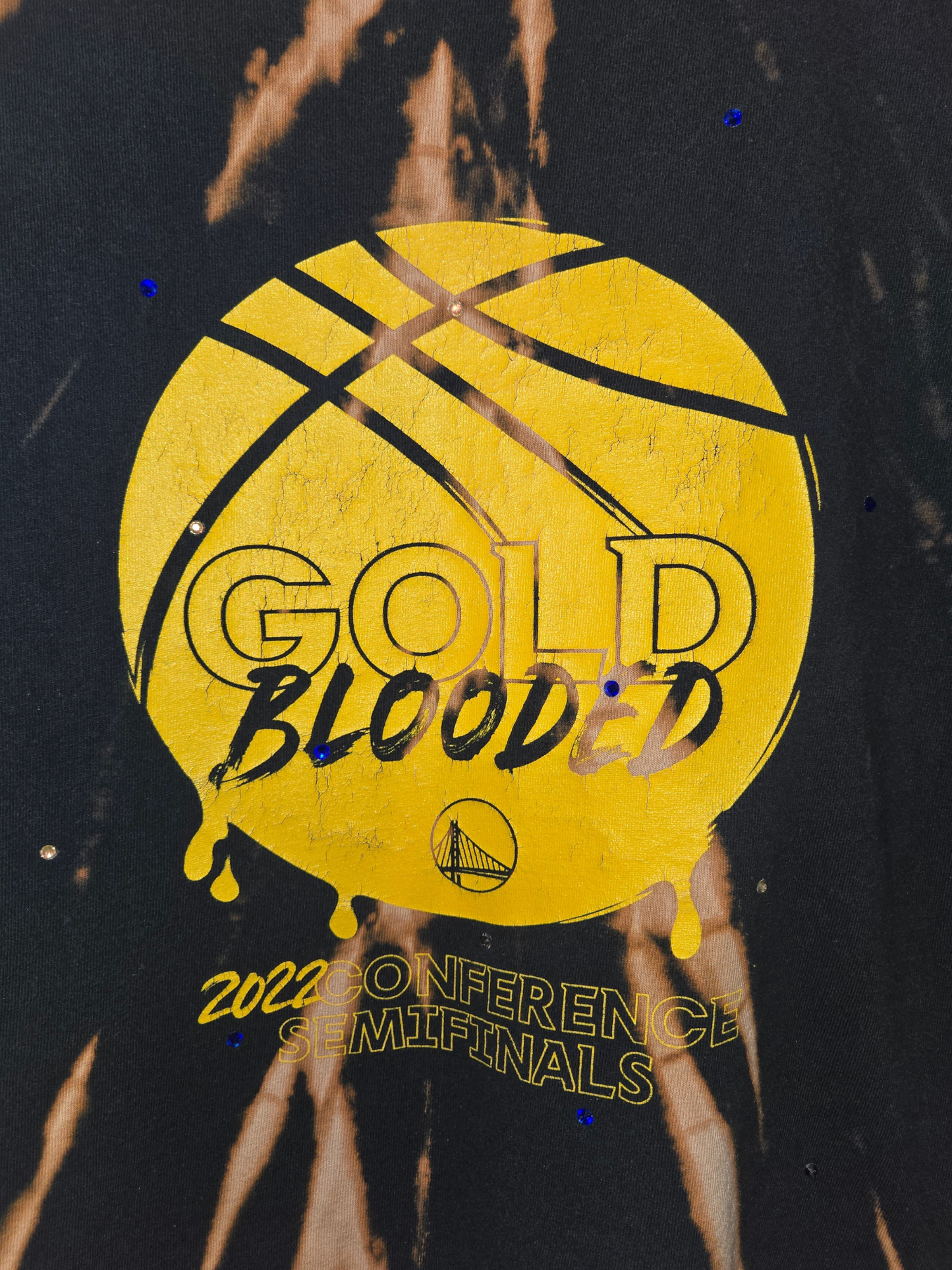 Golden State Warriors Crop Tee