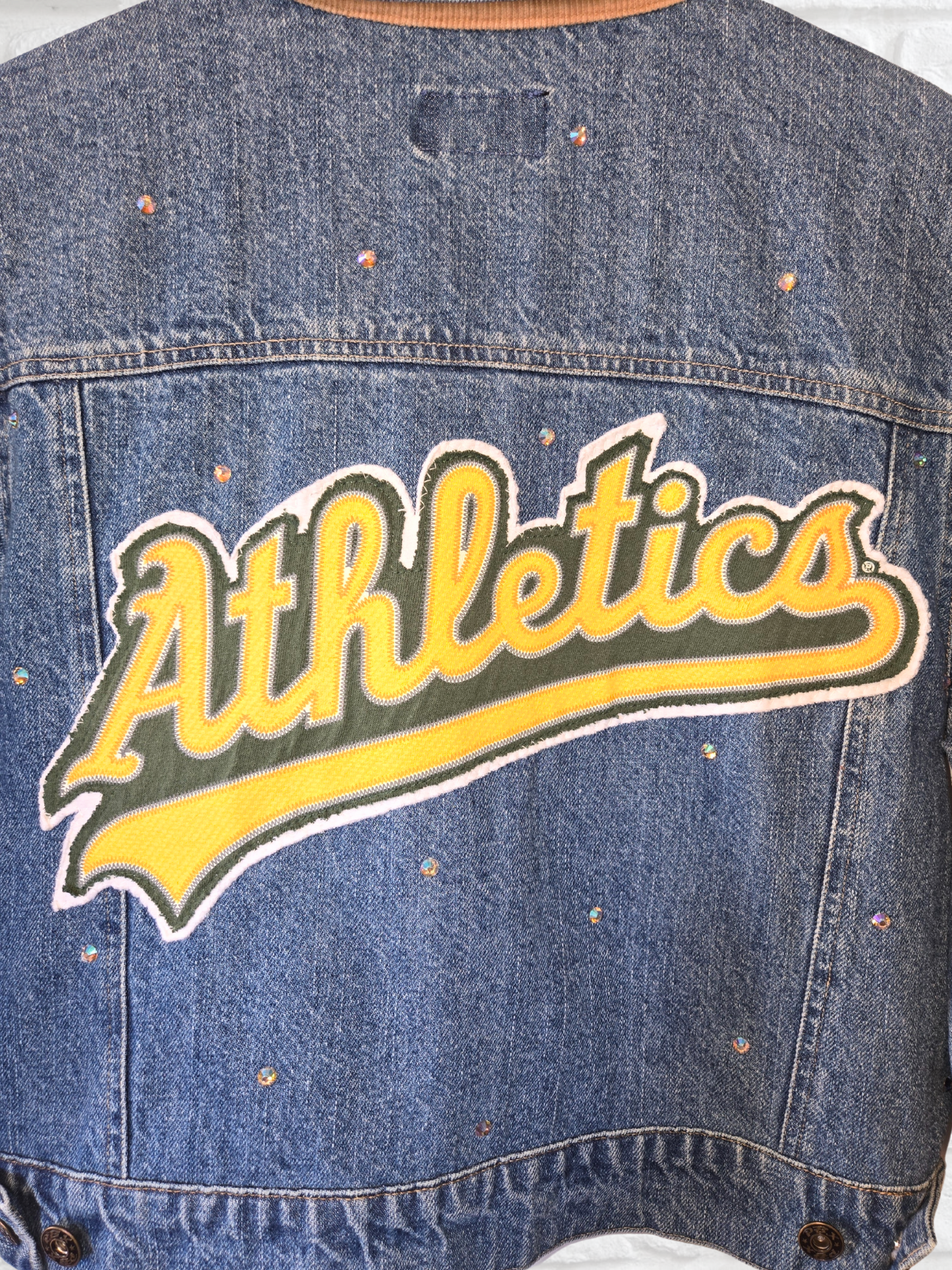 Athletics Crop Denim Jacket