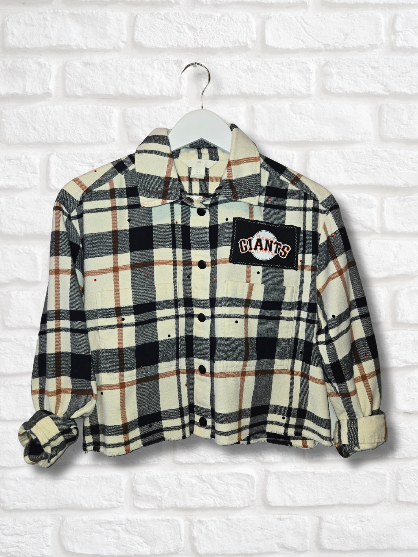 San Francisco Giants Crop Flannel