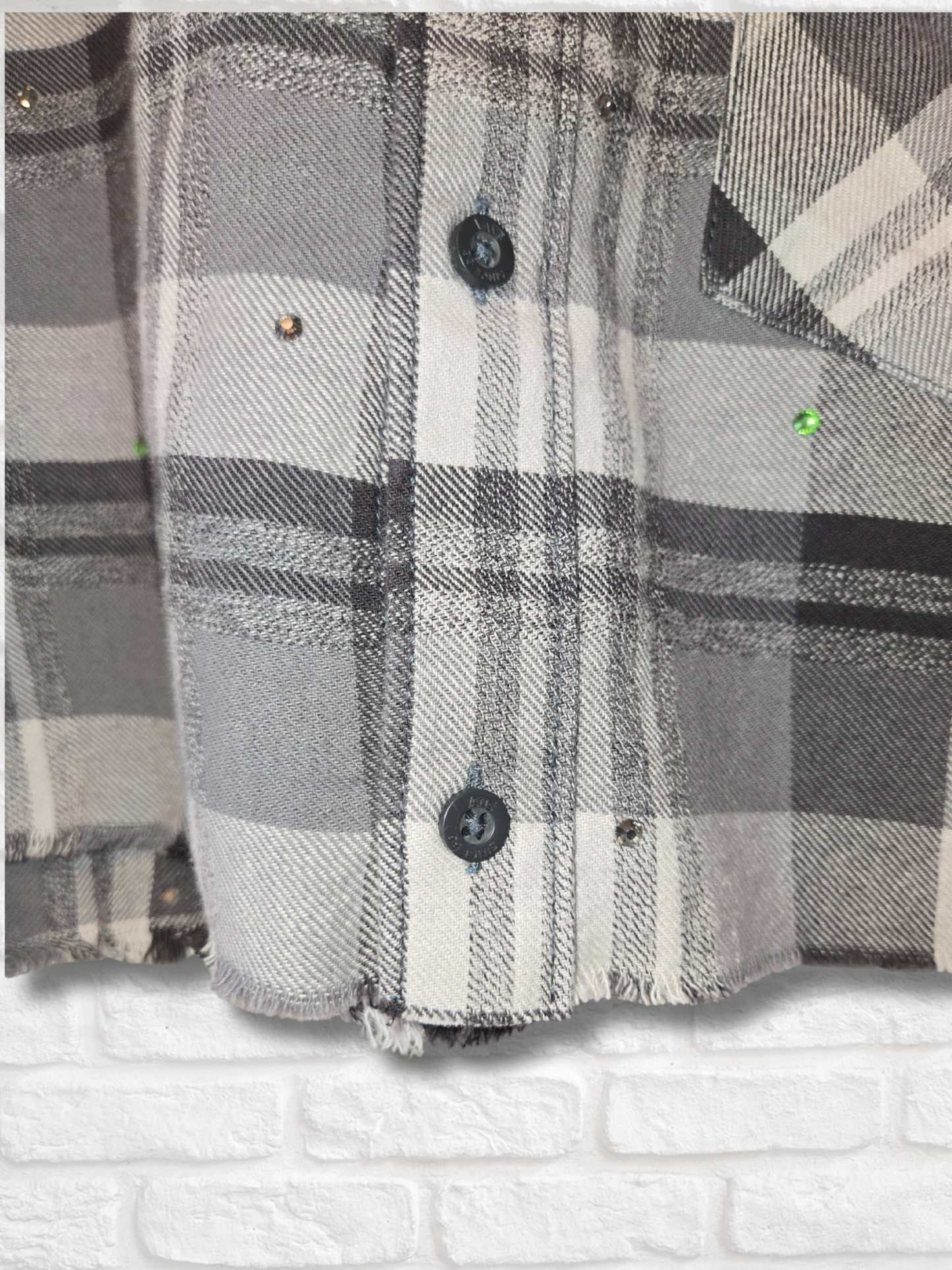 Philadelphia Eagles Crop Flannel