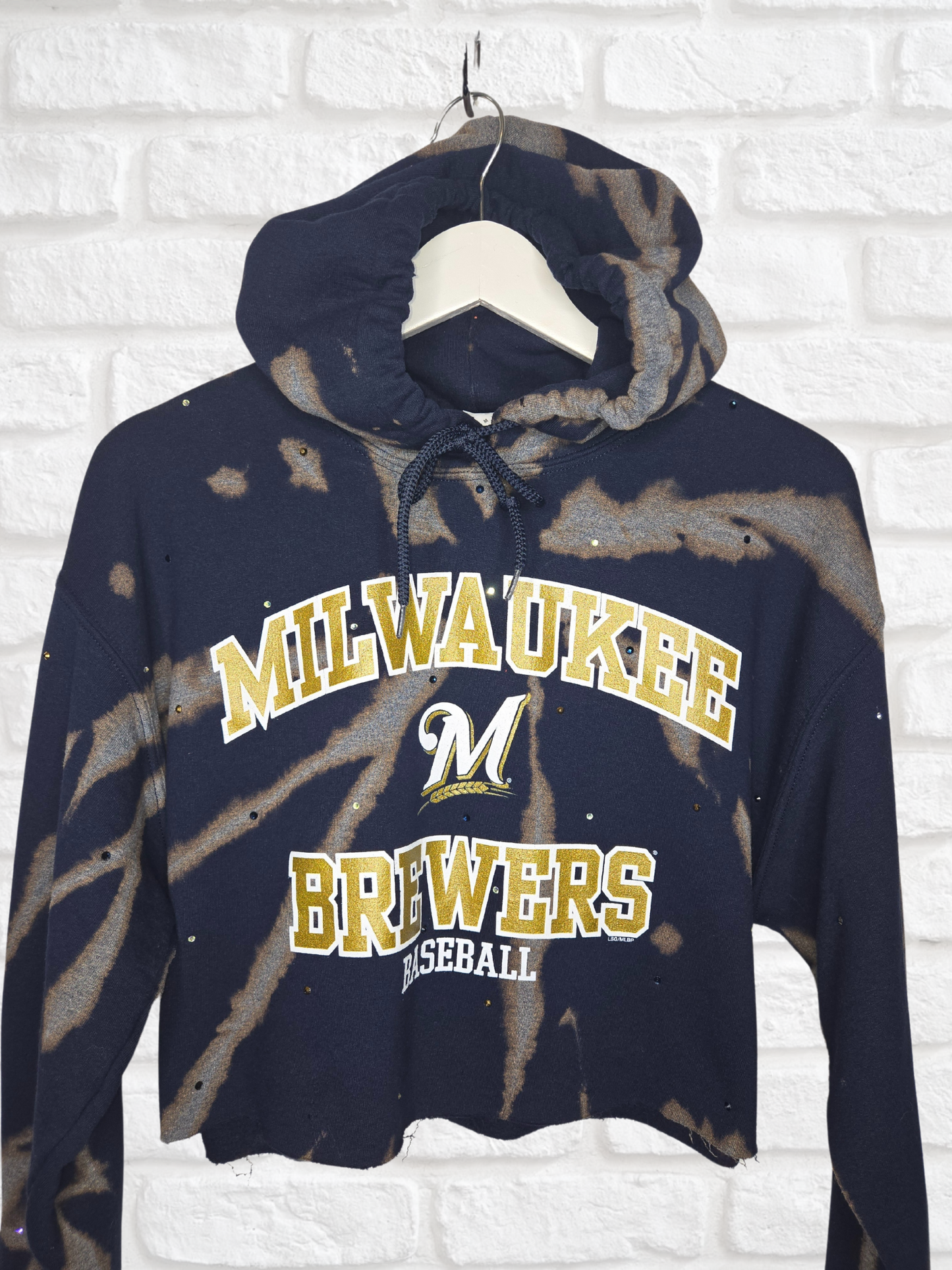 Milwaukee Brewers Crop Hoodie