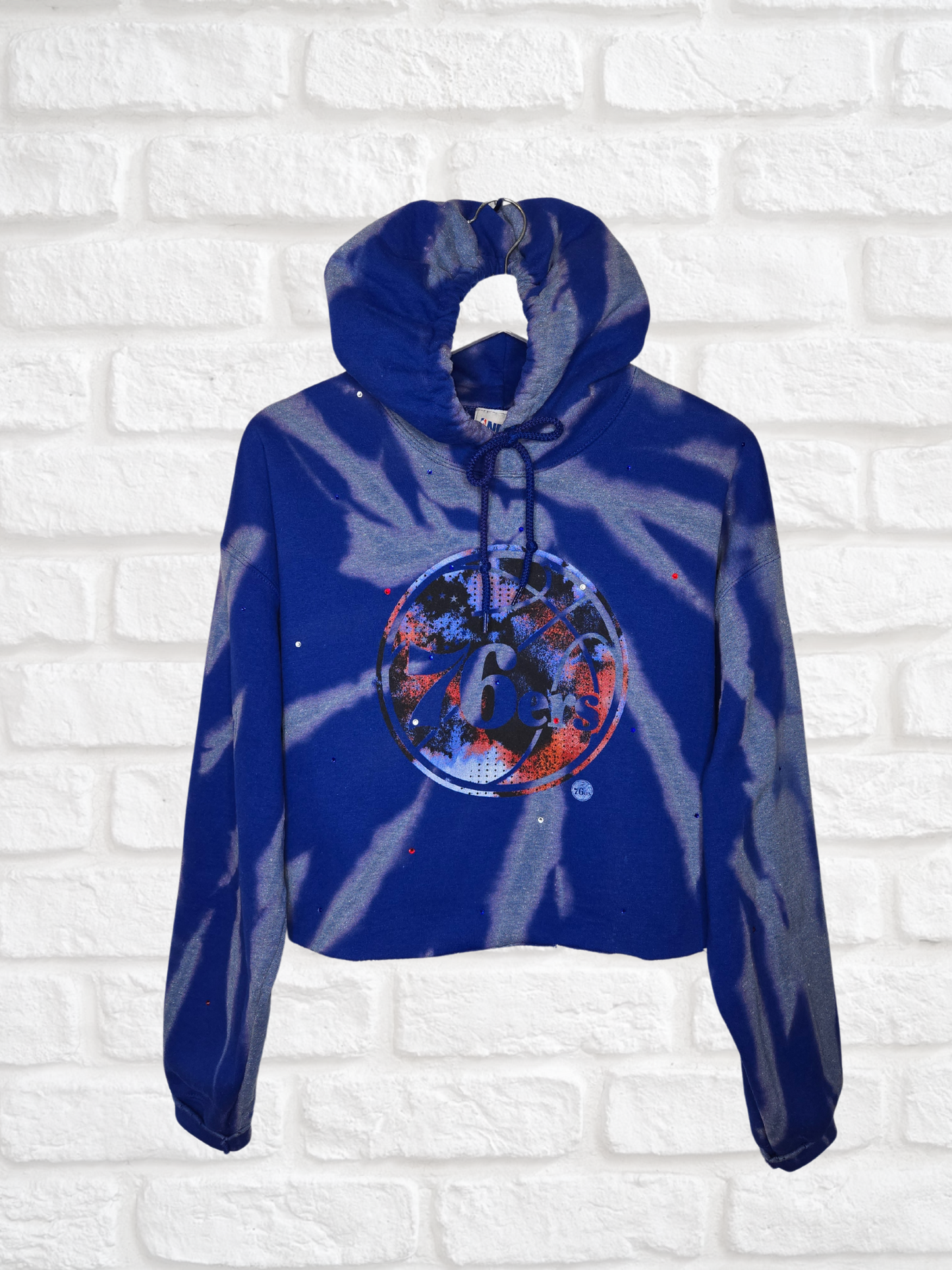 Philadelphia 76ers Crop Hoodie