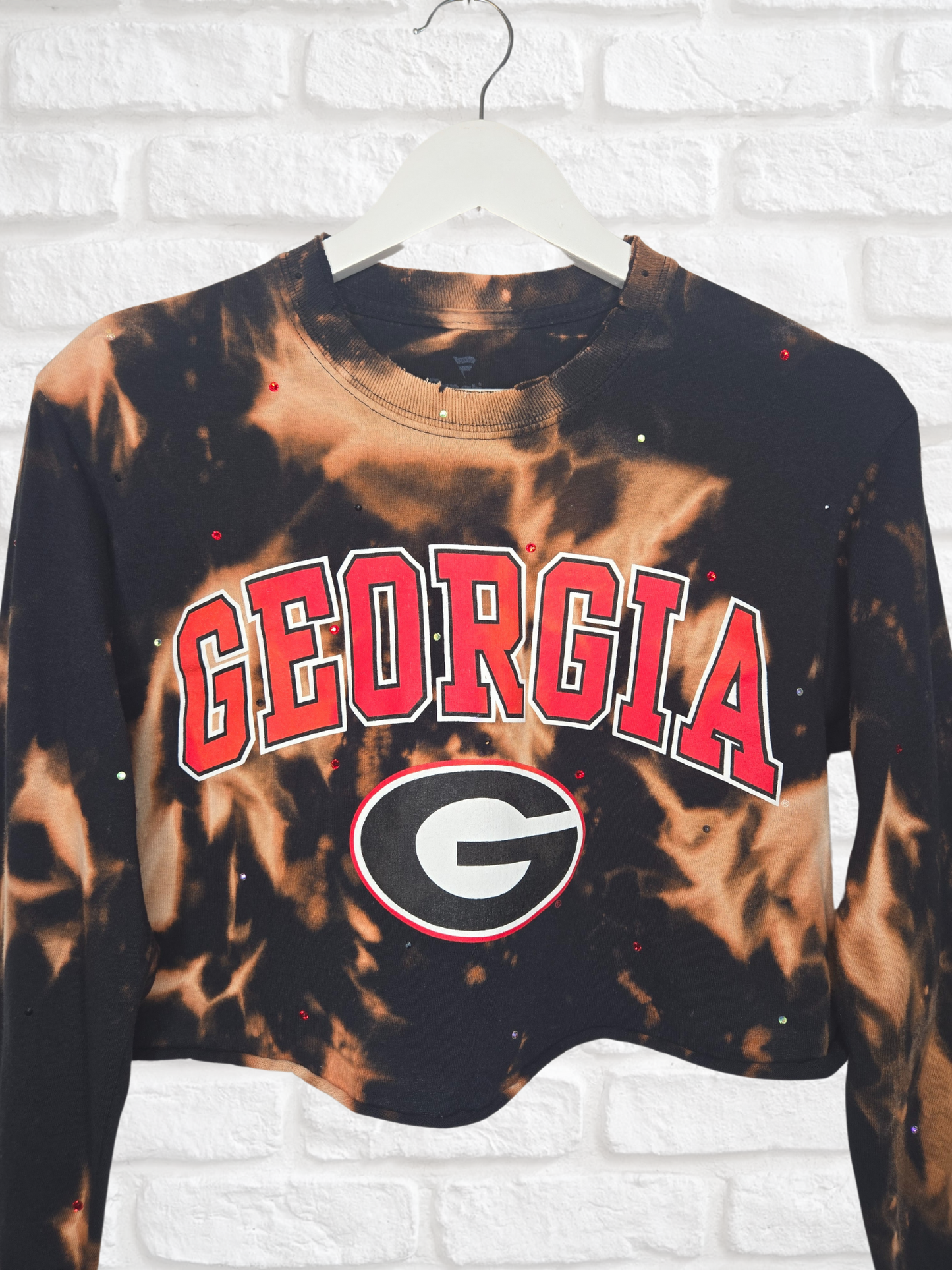 Georgia Bulldogs Crop Tee