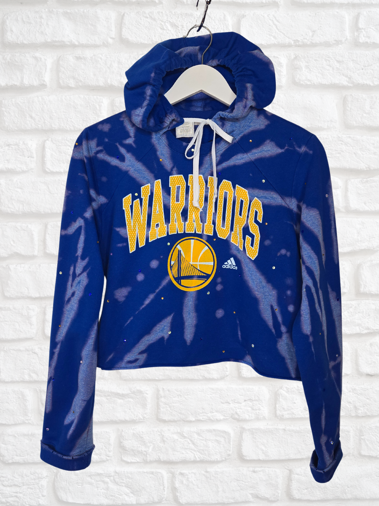 Golden State Warriors Crop Hoodie