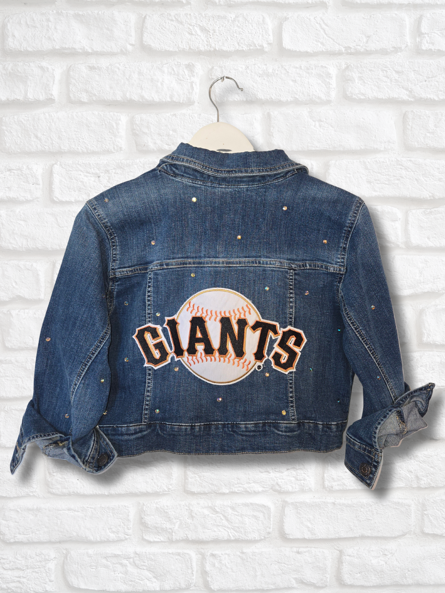 San Francisco Giants Crop Denim Jacket